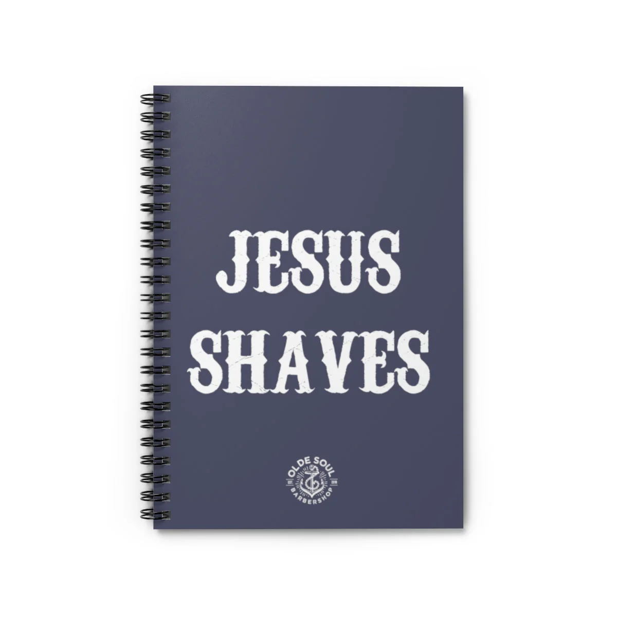 Jesus Shaves Spiral Notebook - Ruled Line by The Olde Soul - Image 2