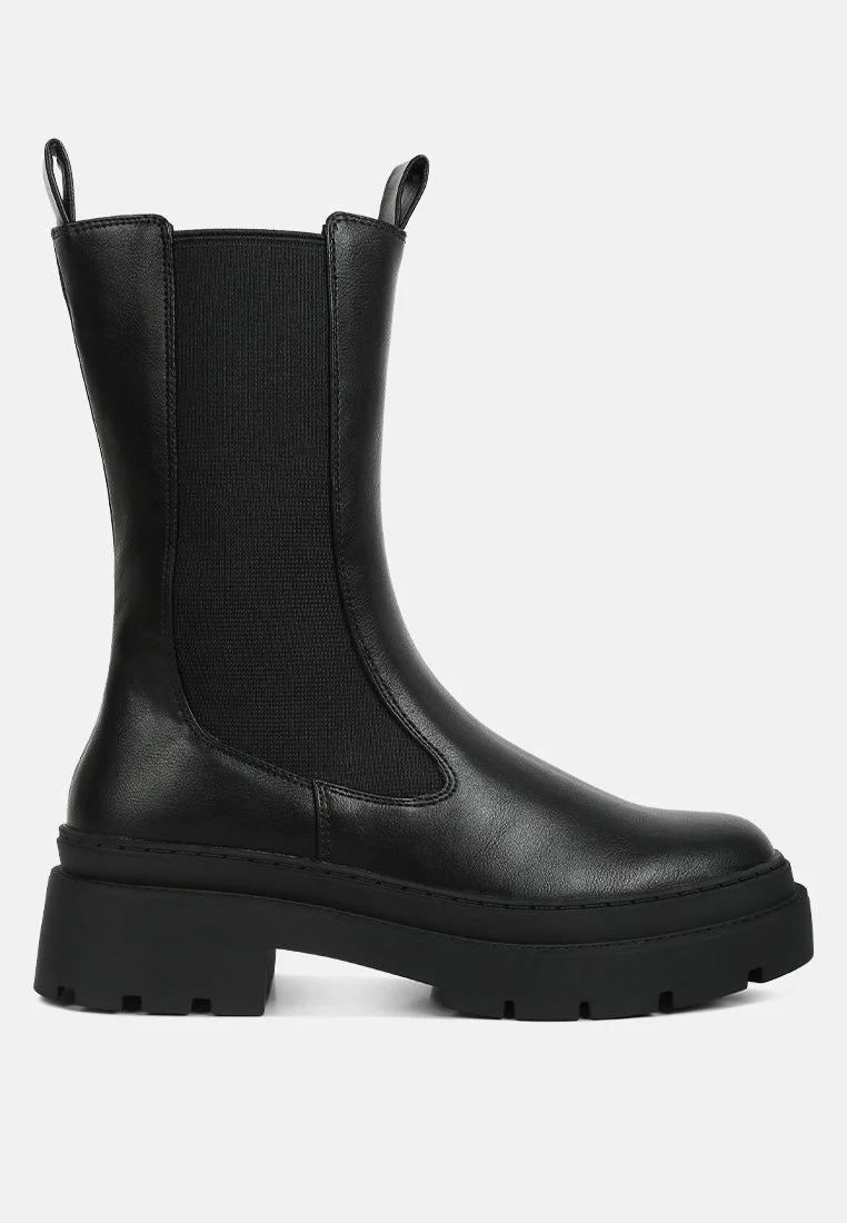 jolt elasticated gussets lug sole boots by London Rag - Image 17