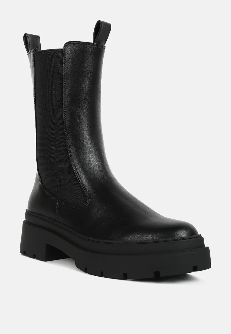 jolt elasticated gussets lug sole boots by London Rag - Image 18