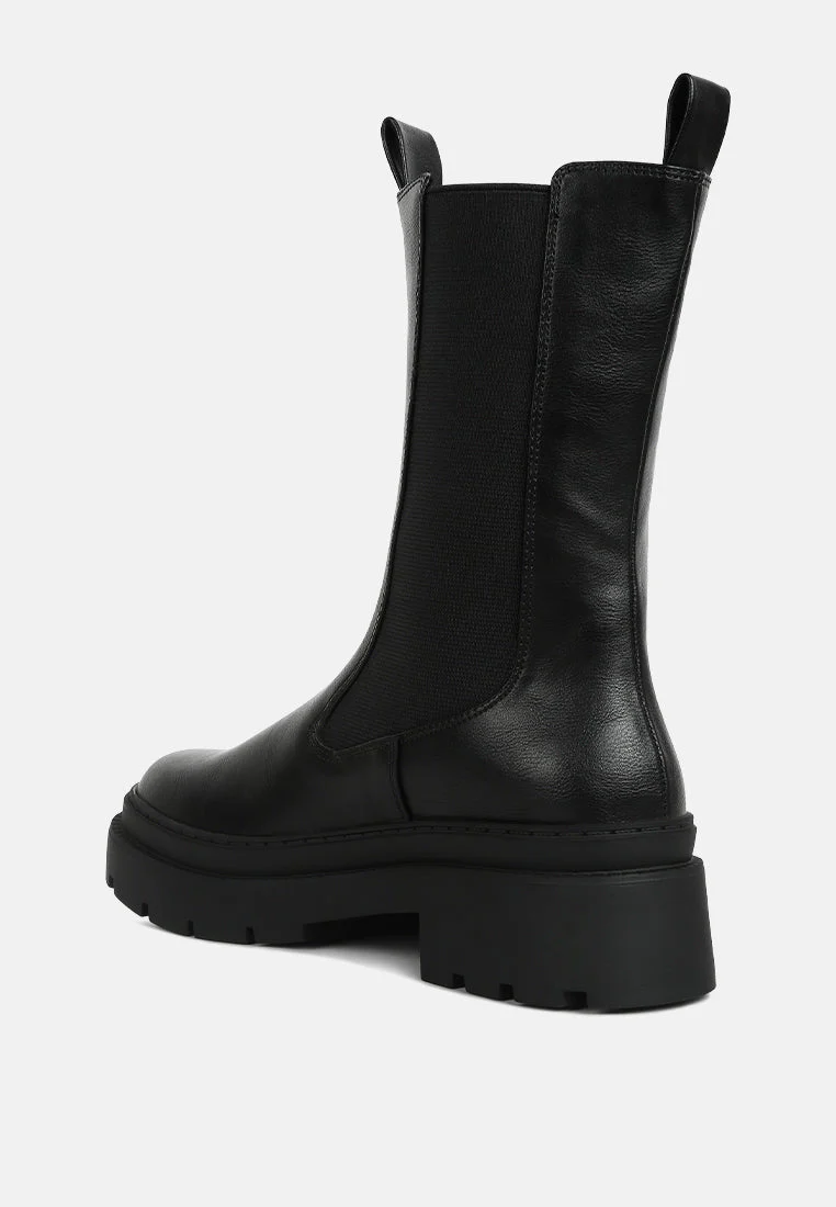 jolt elasticated gussets lug sole boots by London Rag - Image 19