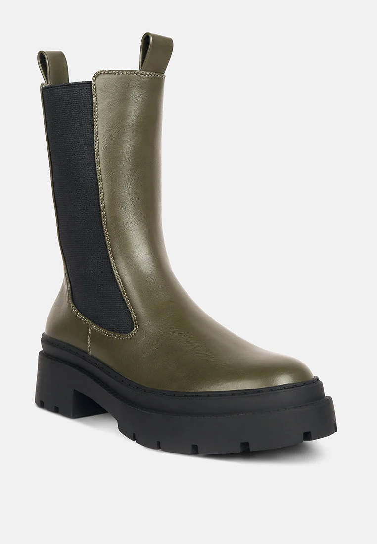 jolt elasticated gussets lug sole boots by London Rag - Image 2