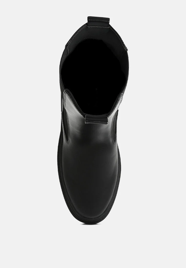 jolt elasticated gussets lug sole boots by London Rag - Image 20