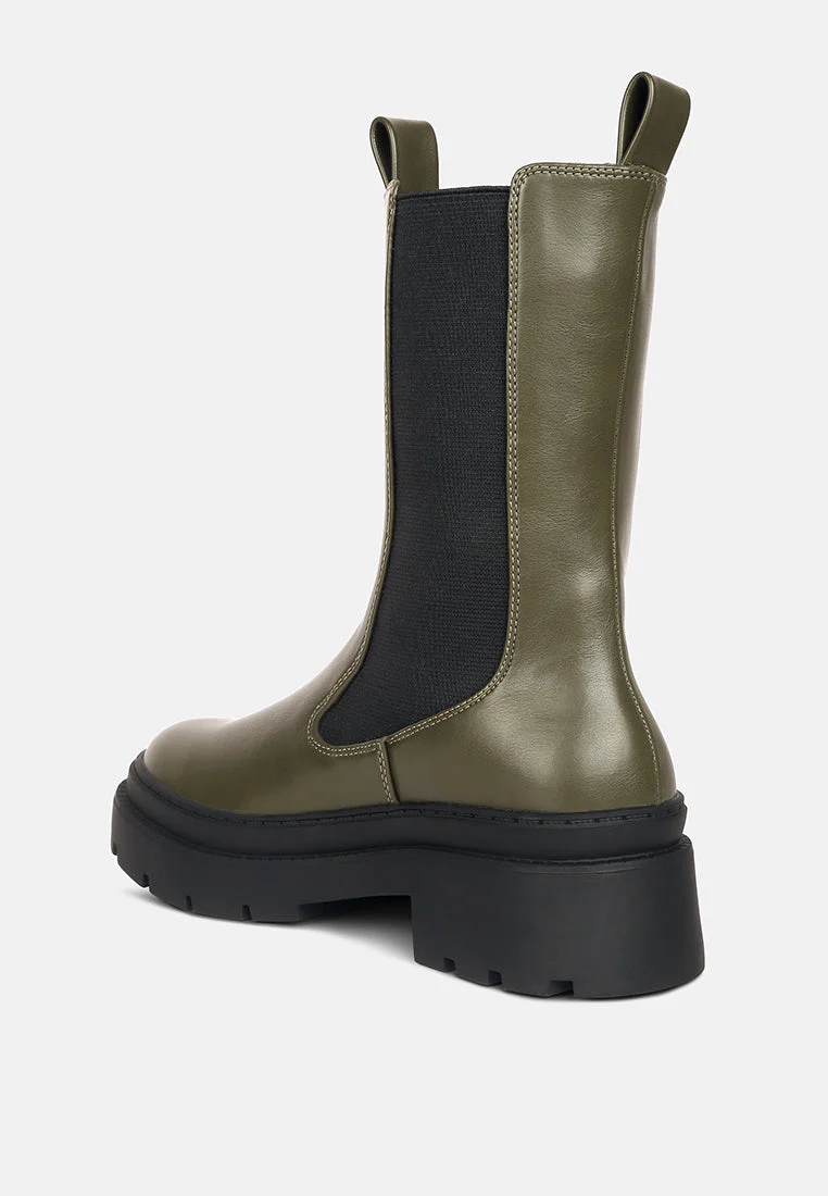 jolt elasticated gussets lug sole boots by London Rag - Image 3
