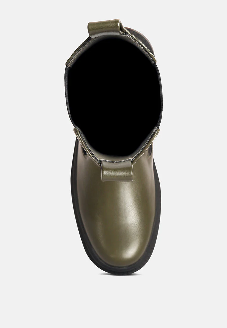 jolt elasticated gussets lug sole boots by London Rag - Image 4