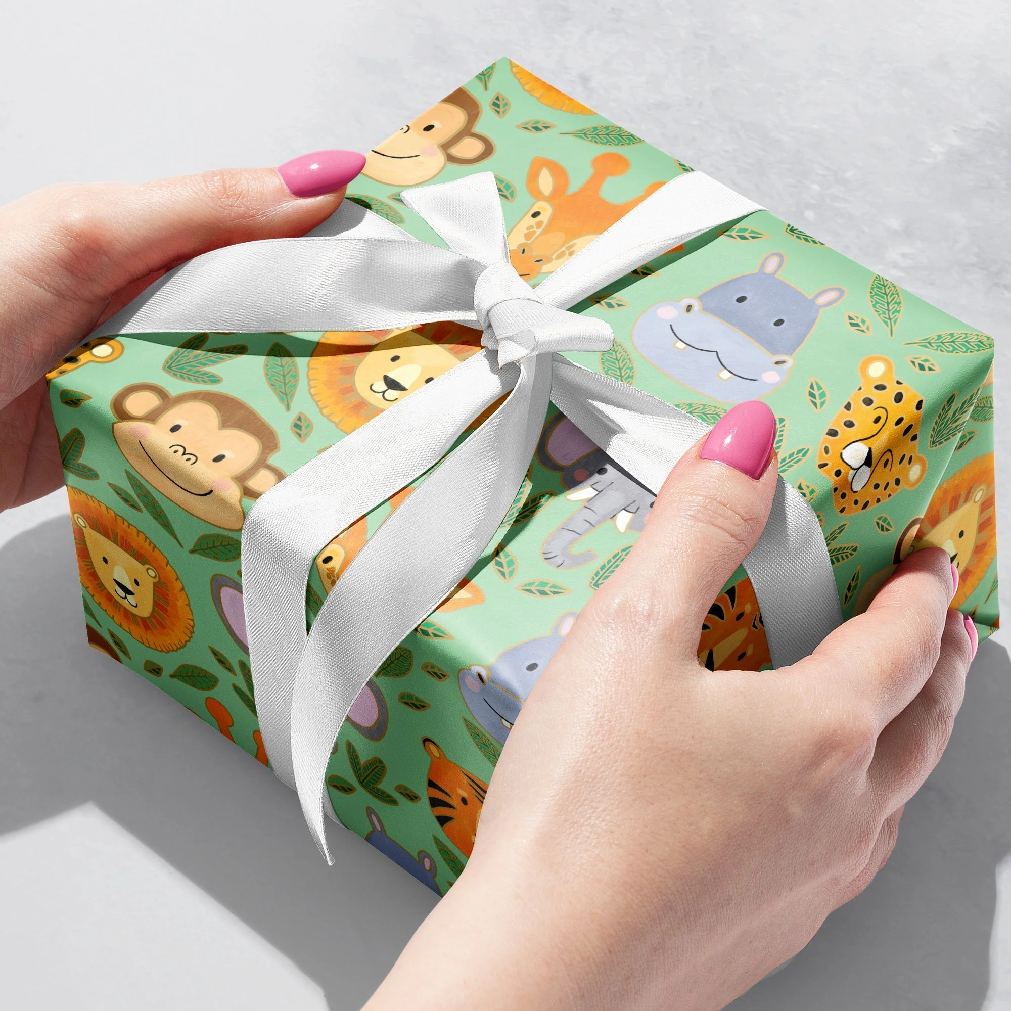 Jungle Animals Baby Gift Wrap by Present Paper - Image 2