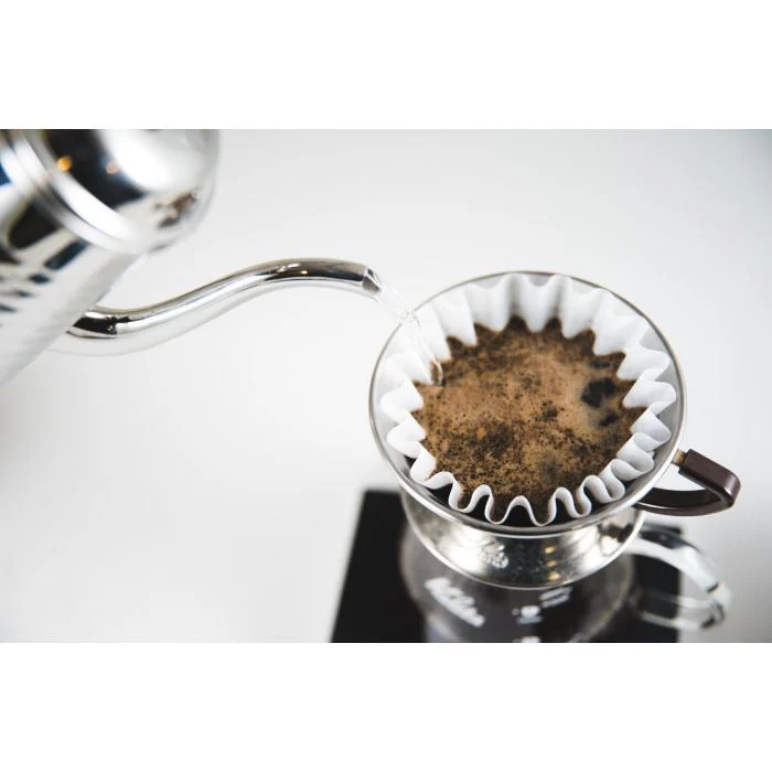 Kalita Wave Stainless Steel Dripper by Bean & Bean Coffee Roasters - Image 3