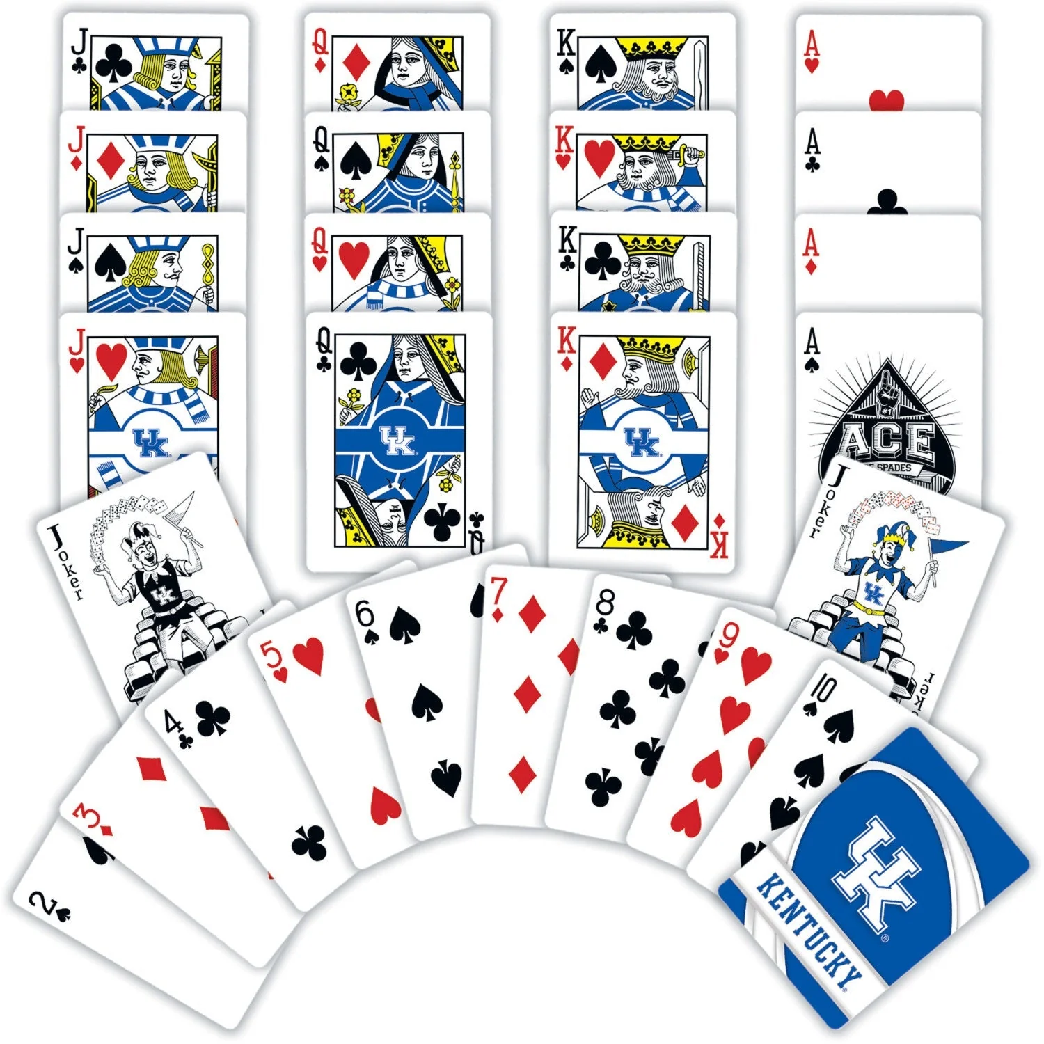 Kentucky Wildcats Playing Cards - 54 Card Deck by MasterPieces Puzzle Company INC - Image 2
