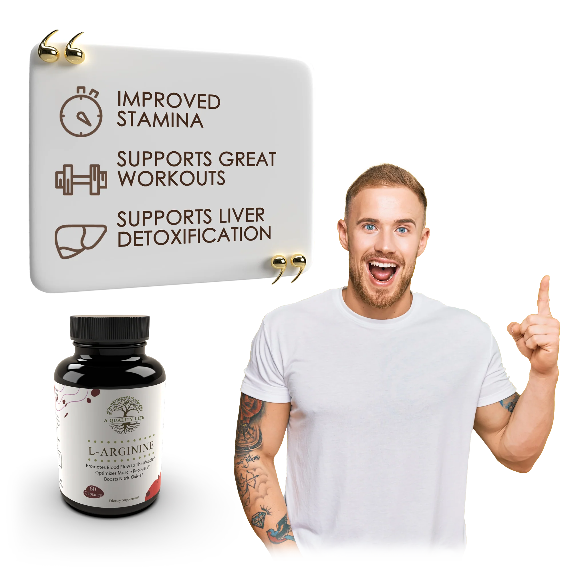 L-Arginine by A Quality Life Nutrition - Image 3