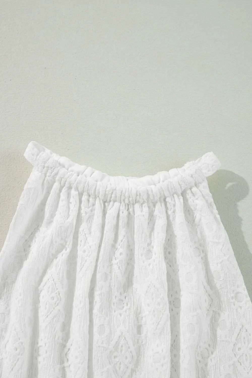Lace Sleeveless Tied Waist Mini Dress - Image 11
