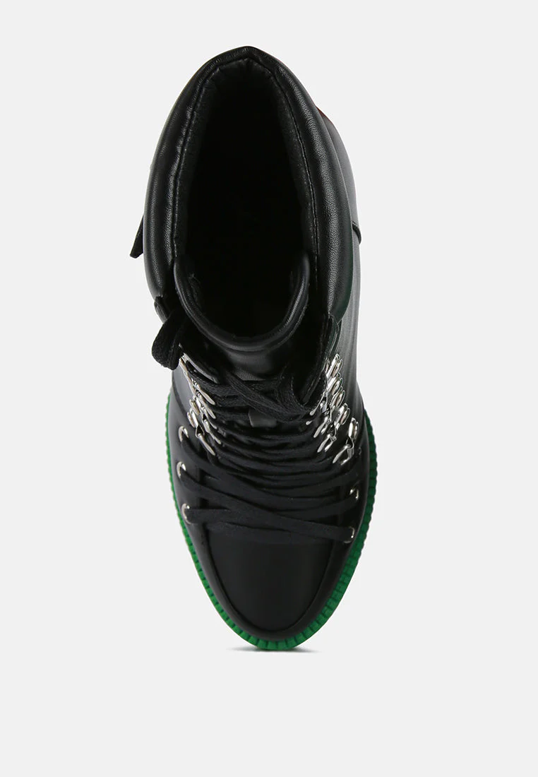 larch cushion collared biker boots by London Rag - Image 9