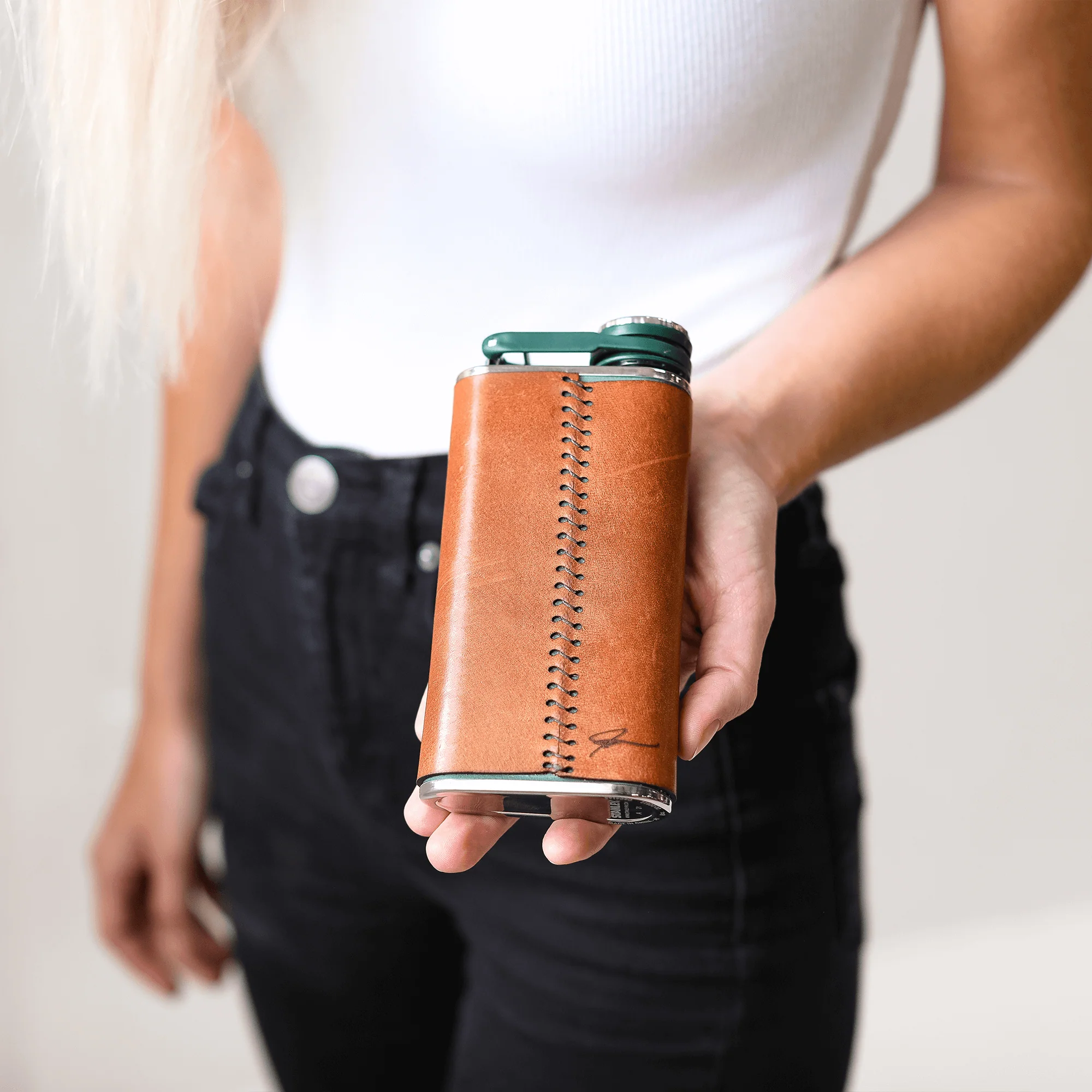 Leather Flask by Lifetime Leather Co - Image 2