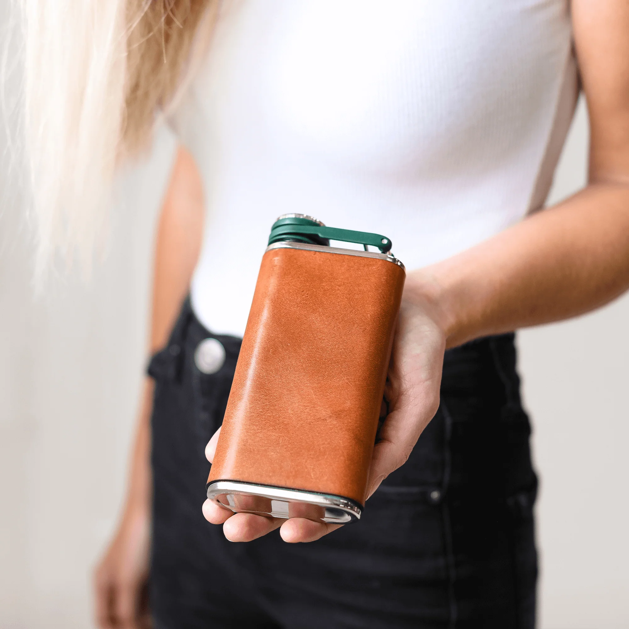 Leather Flask by Lifetime Leather Co - Image 3