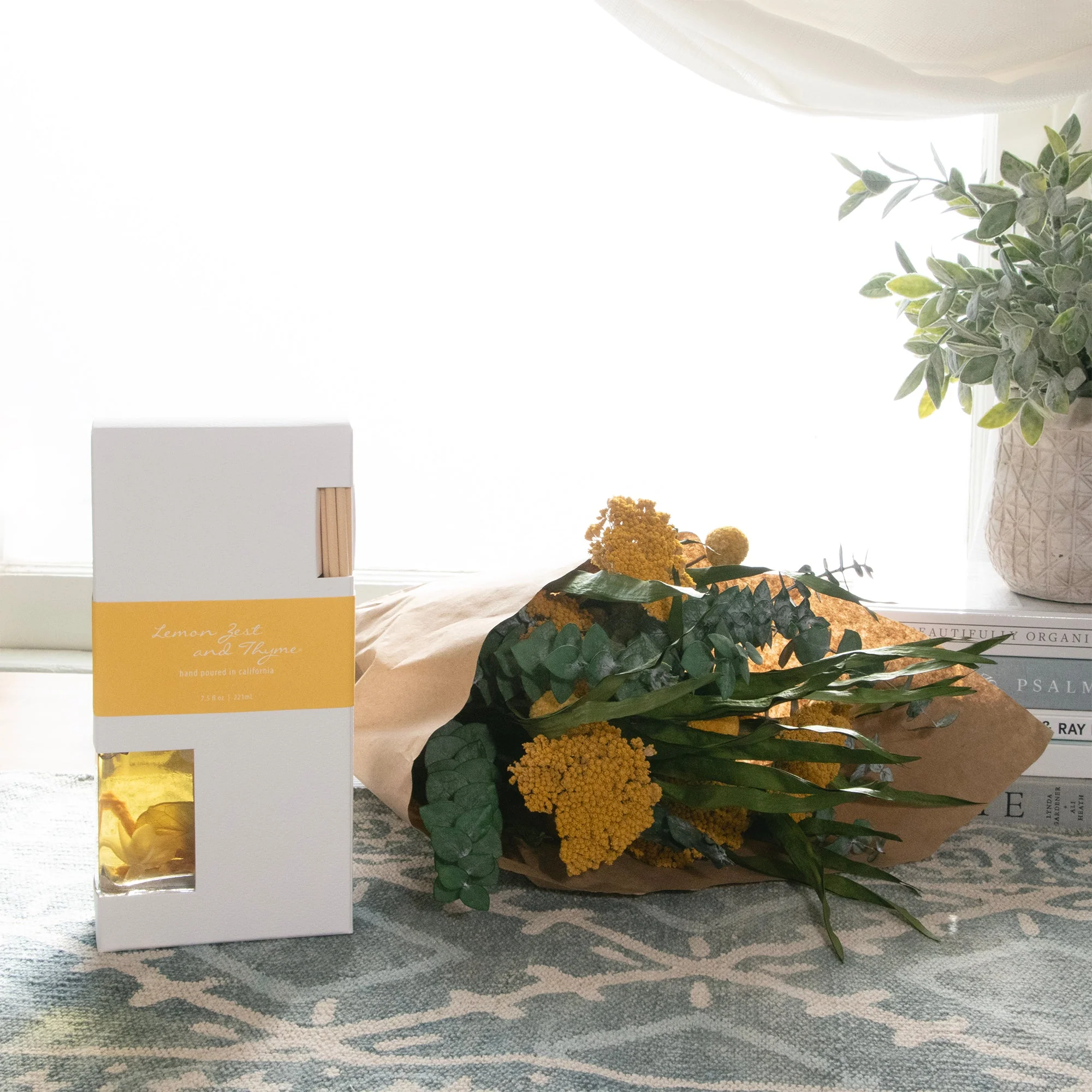 Lemon Zest & Thyme Reed Diffuser by Andaluca Home - Image 2