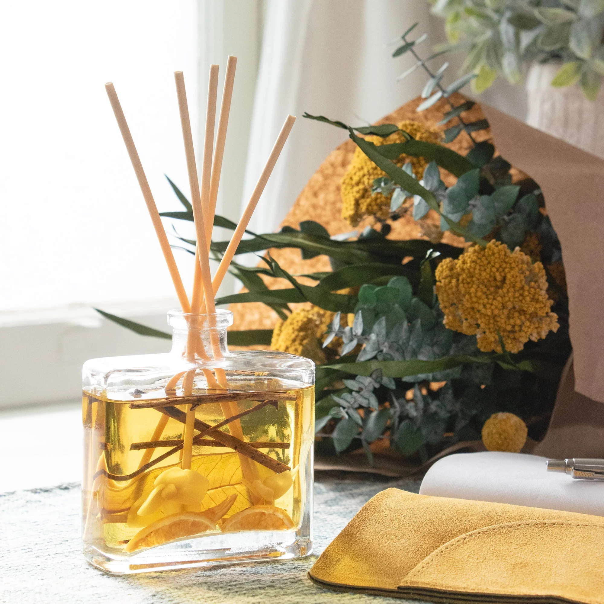 Lemon Zest & Thyme Reed Diffuser by Andaluca Home - Image 3