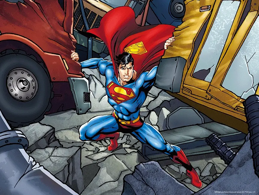 Lenticular 3D Puzzle: DC - Superman Strength - Image 2