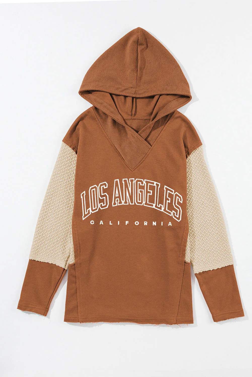 Letter Graphic Long Sleeve Hoodie - Image 5