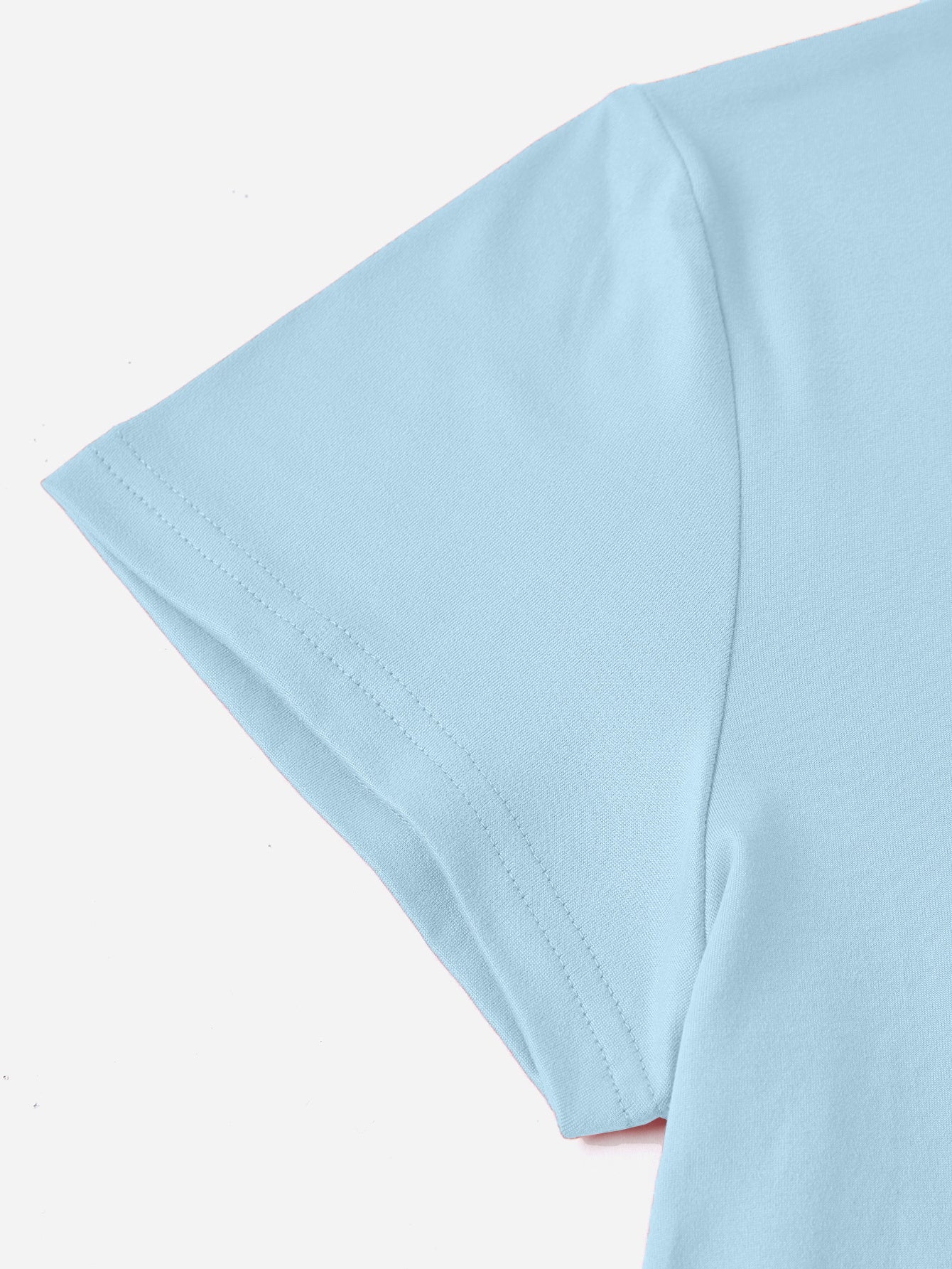 Letter Graphic Round Neck Short Sleeve T-Shirt - Image 21