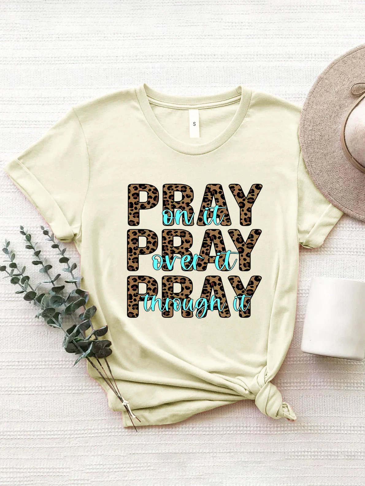 Letter Graphic Round Neck Short Sleeve T-Shirt - Image 22