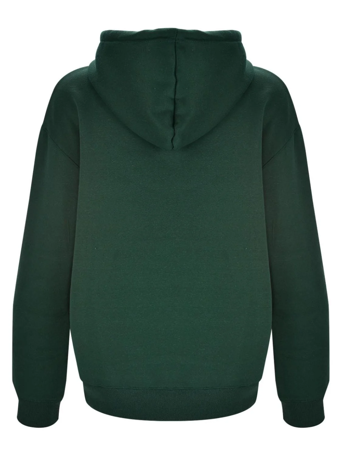 Letter Graphic Zip Up Long Sleeve Hooded Jacket - Image 3