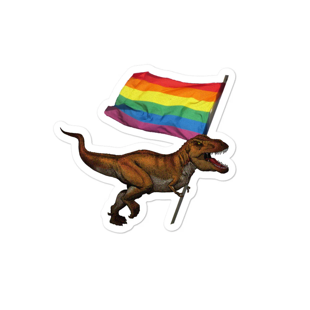 LGBT-Rex stickers by Proud Libertarian - Image 3
