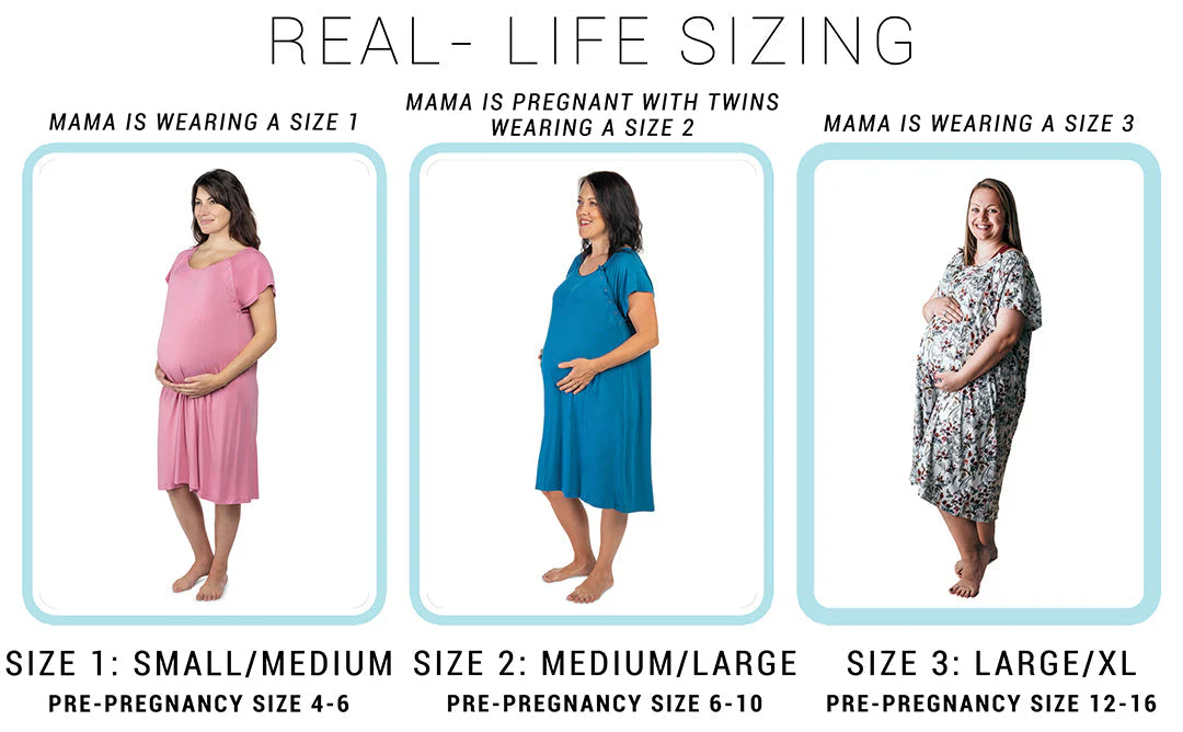 Light Pink Labor and Delivery Nursing Hospital Gown by Three Little Tots - Image 3