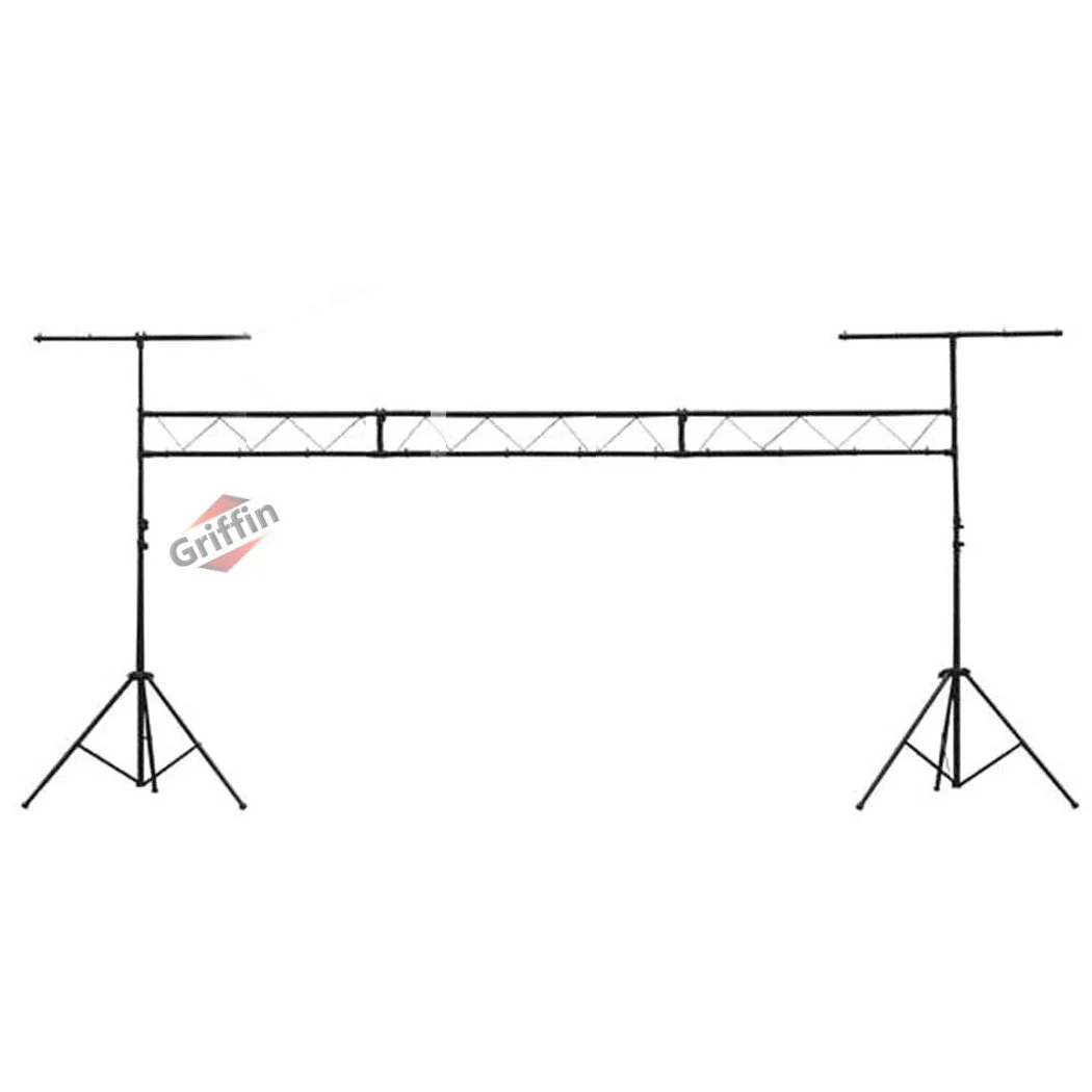 Light Truss Stand System by GRIFFIN - I-Beam Trussing Set & DJ Booth Platform Kit - Hanging Mount by GeekStands.com - Image 2