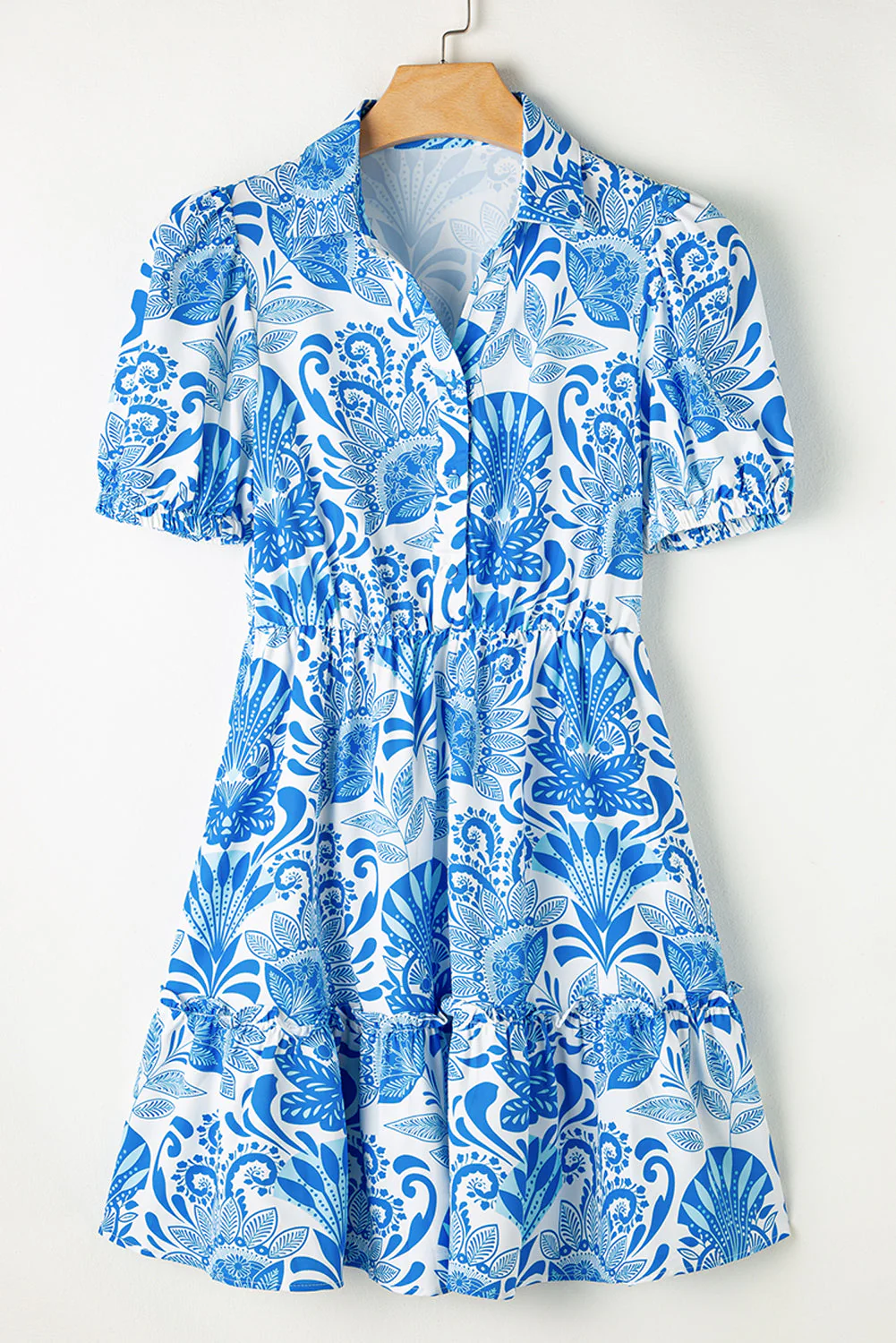 Lilly Floral Drawstring Waist Ruffled Dress by Poppy Lee Lane - Image 6