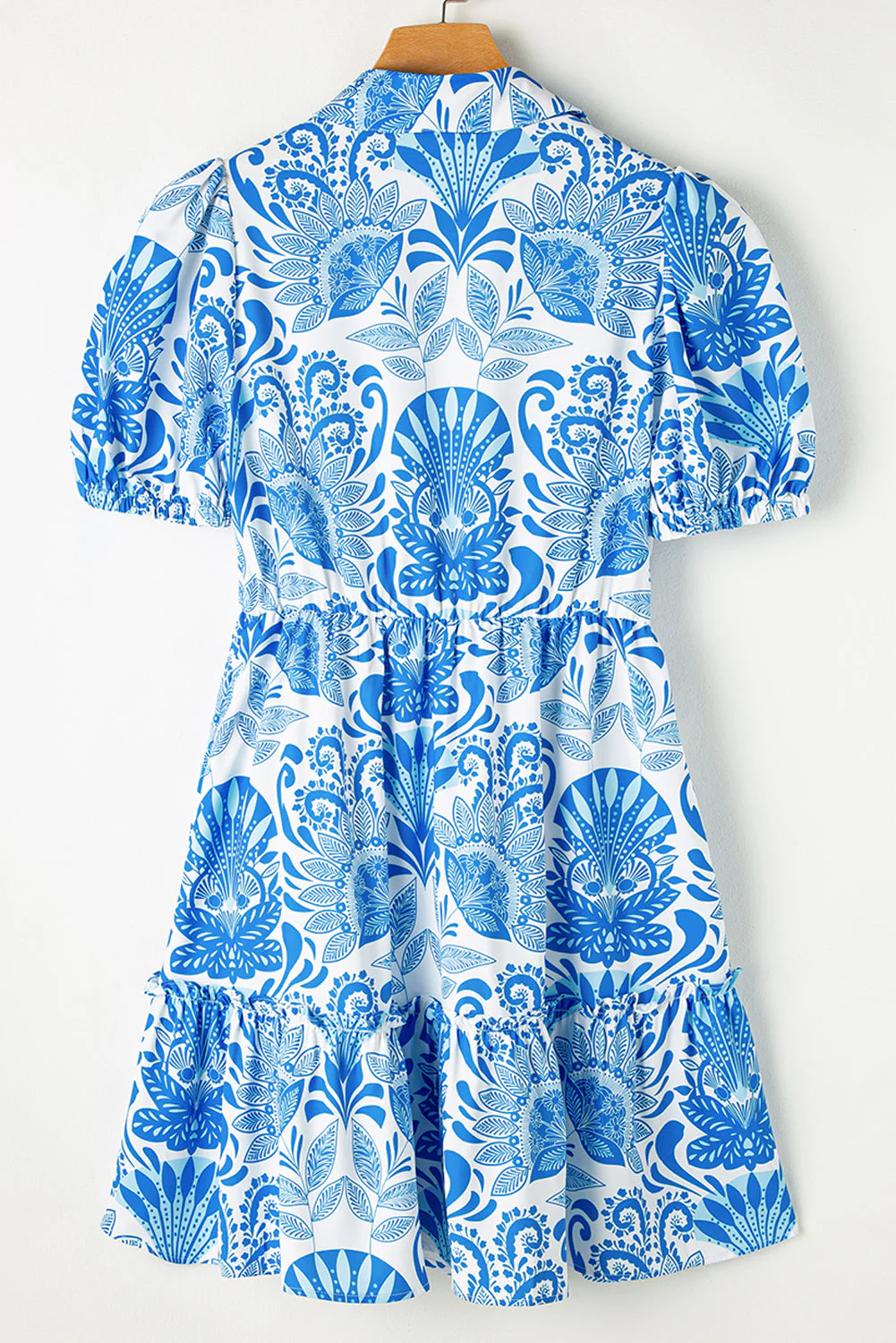 Lilly Floral Drawstring Waist Ruffled Dress by Poppy Lee Lane - Image 7