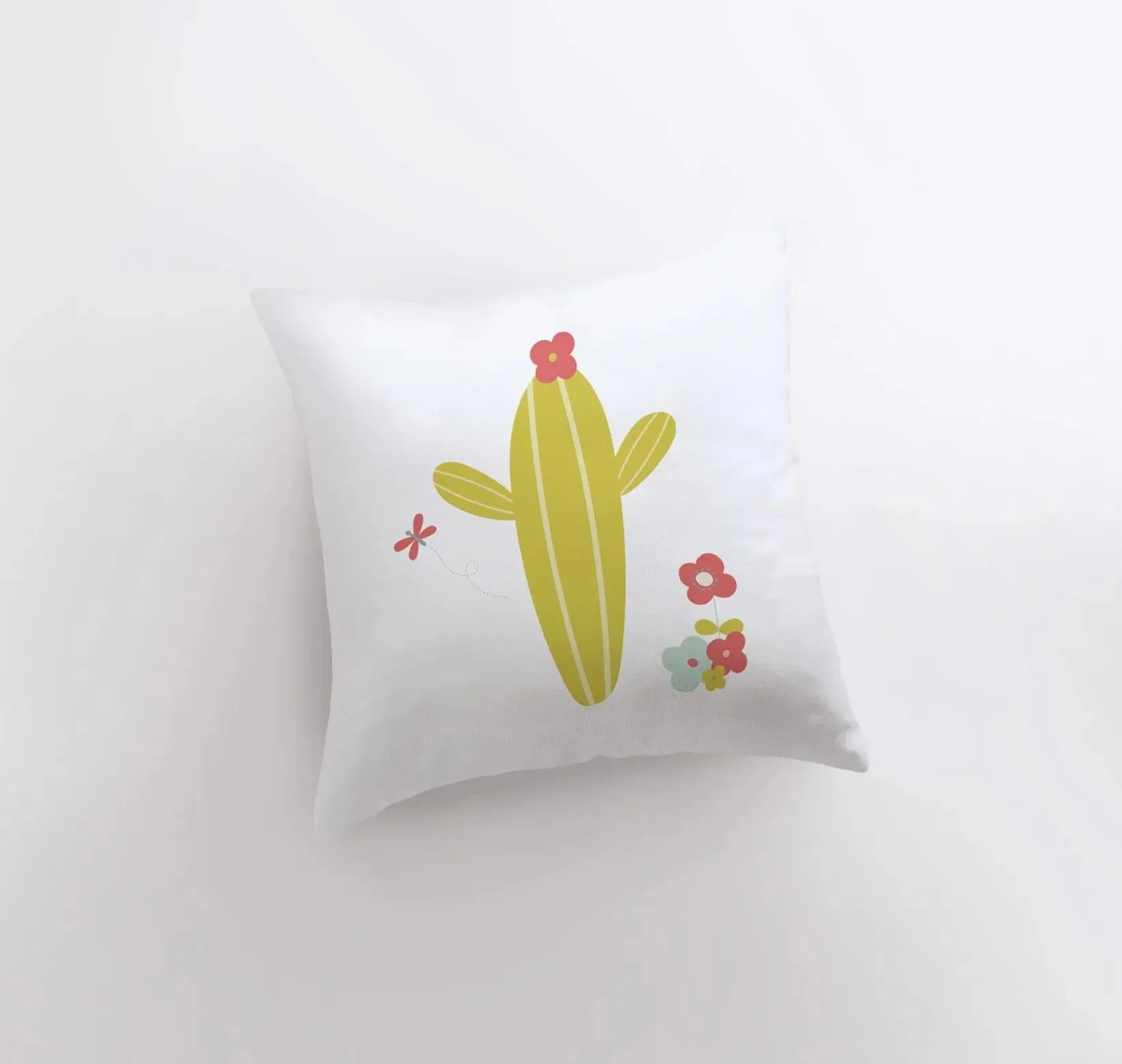 Lime Green Cactus | Pillow Cover | Good Vibes Only | Cactus Pillow | Positive Vibes | South Western | Succulent Pillow | Cactus Pillow Case by UniikPillows - Image 3