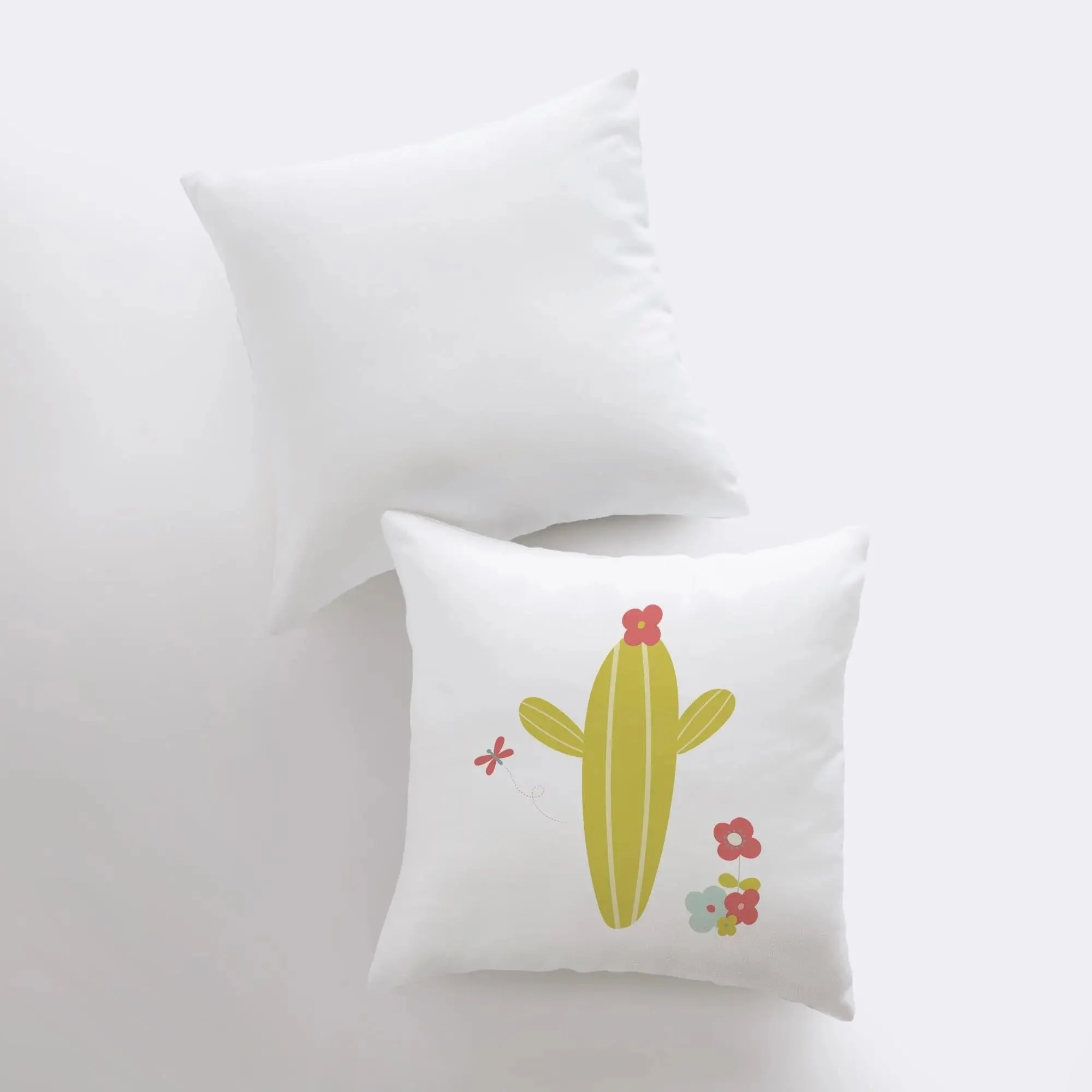 Lime Green Cactus | Pillow Cover | Good Vibes Only | Cactus Pillow | Positive Vibes | South Western | Succulent Pillow | Cactus Pillow Case by UniikPillows - Image 4