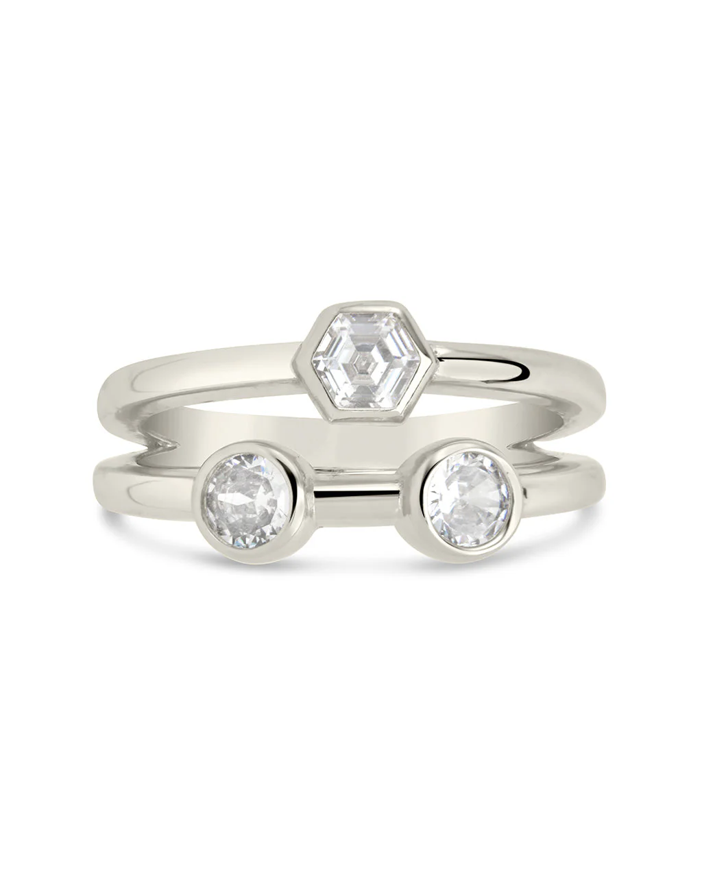 Lou Triple CZ Ring by Sterling Forever - Image 9