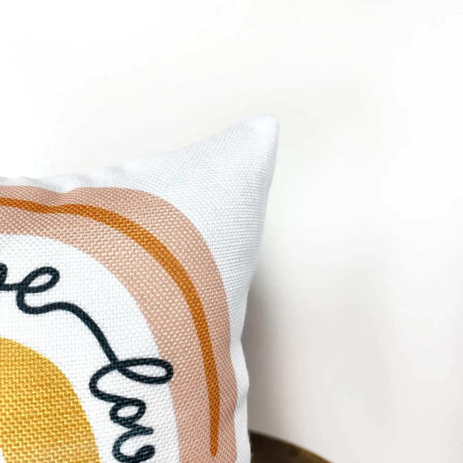 Love Rainbow Raindrop | Throw Pillow Cover  | Baby Nursery Decor | Baby Shower Decorations | Nursery Pillow | Gift Ideas by UniikPillows - Image 4