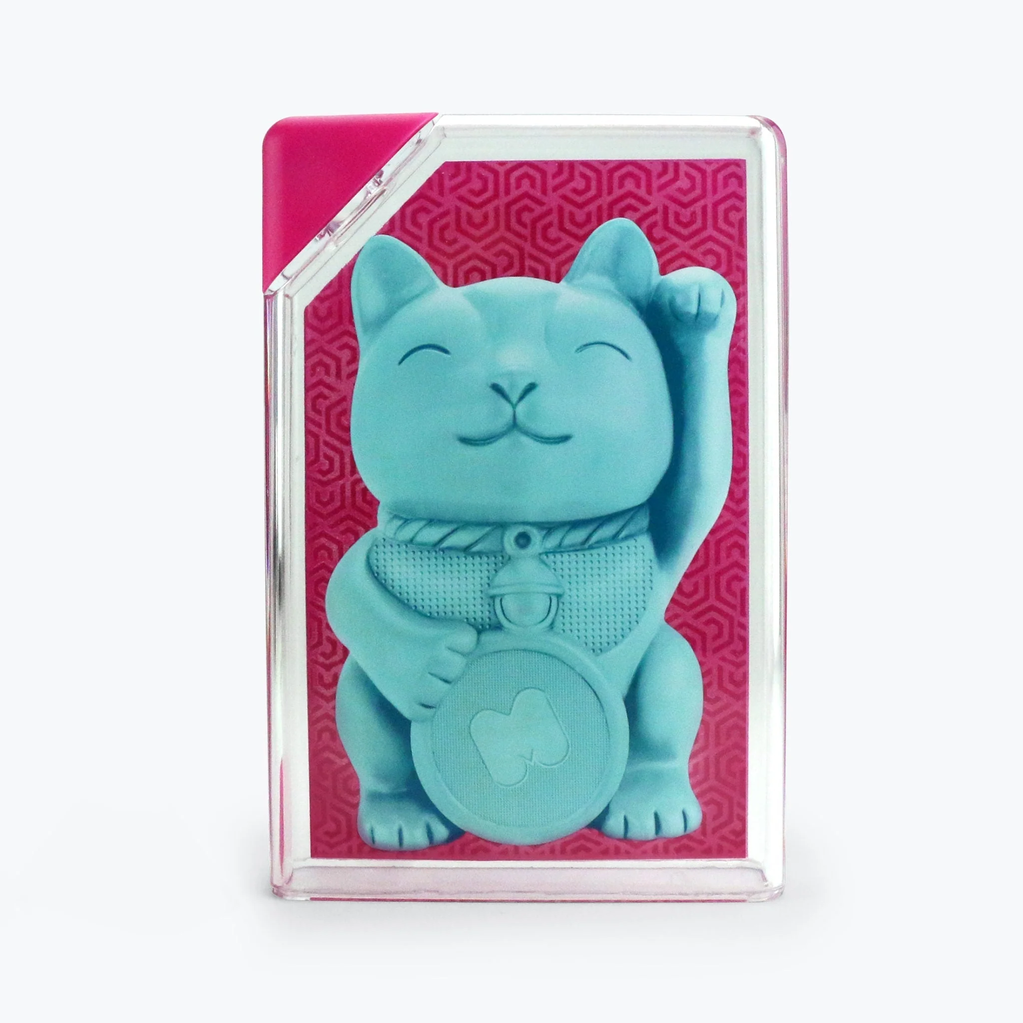 Lucky Cat Rectangular Water Bottle | Fits in Handbag by The Bullish Store - Image 4