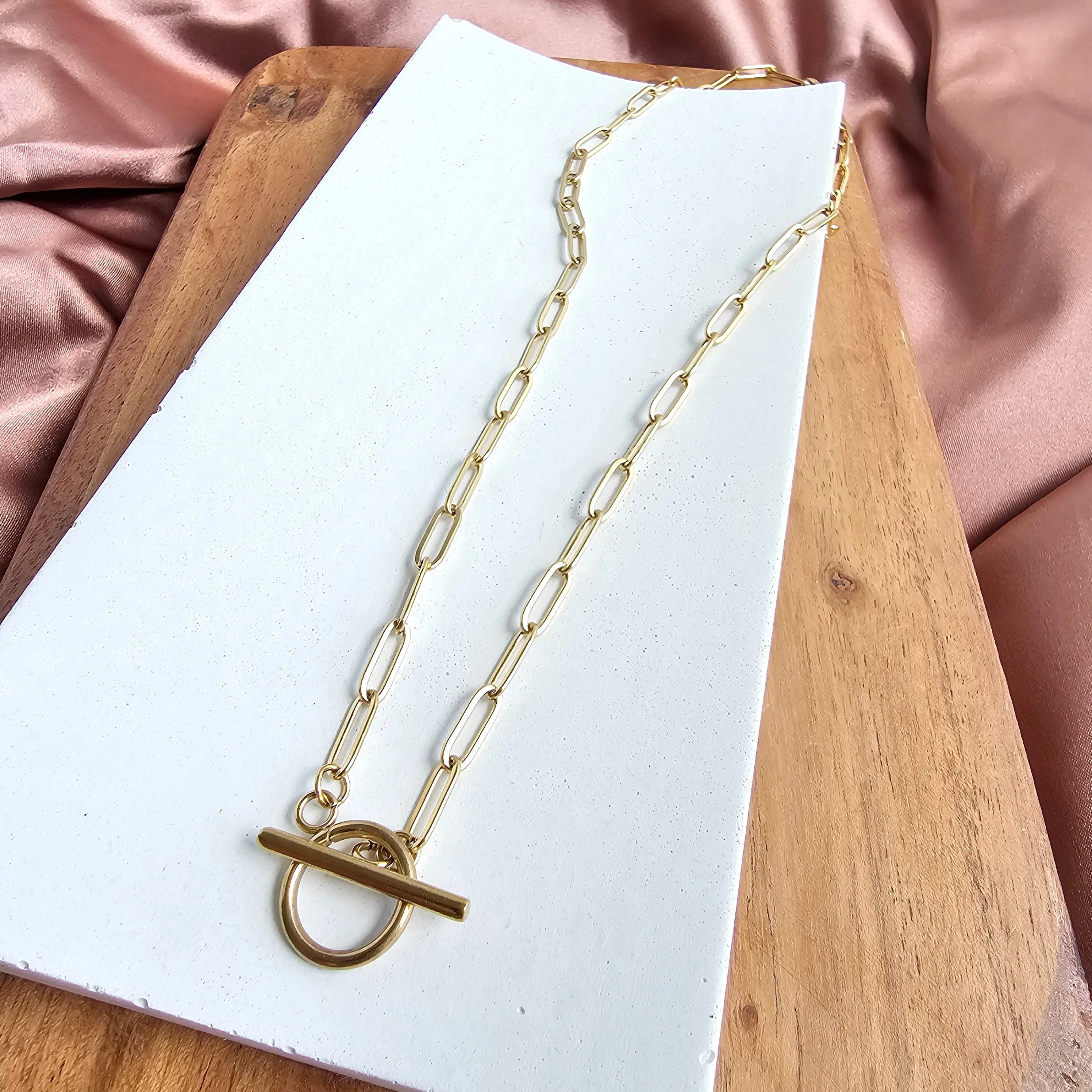 Luxe Gold Paper Clip Chain - 18" by Spiffy & Splendid - Image 11