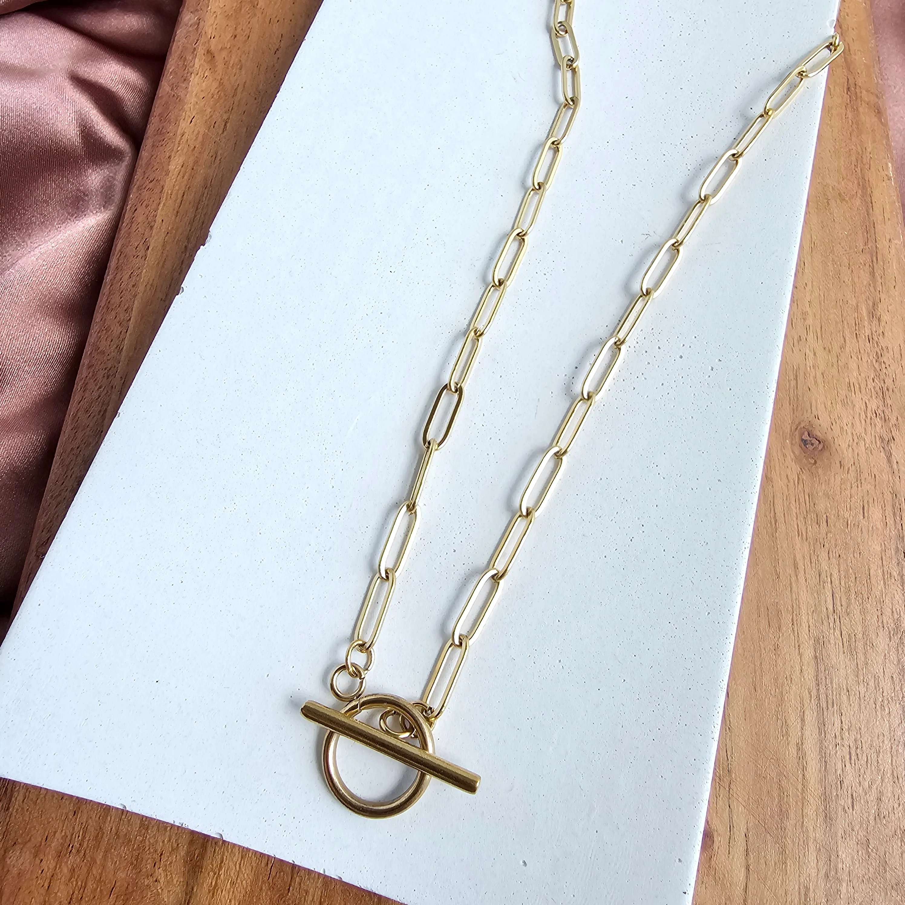 Luxe Gold Paper Clip Chain - 18" by Spiffy & Splendid - Image 12