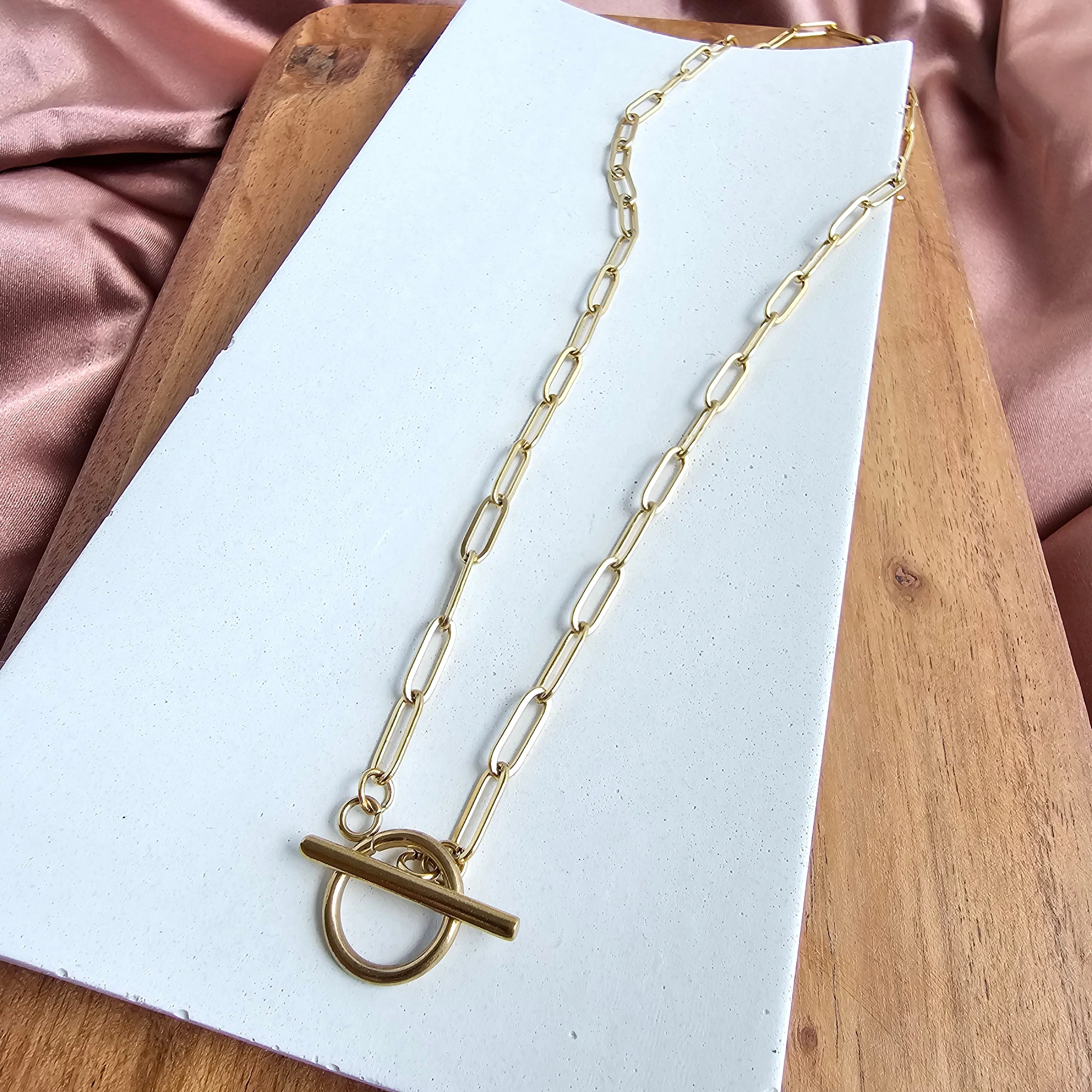 Luxe Gold Paper Clip Chain - 18" by Spiffy & Splendid - Image 13