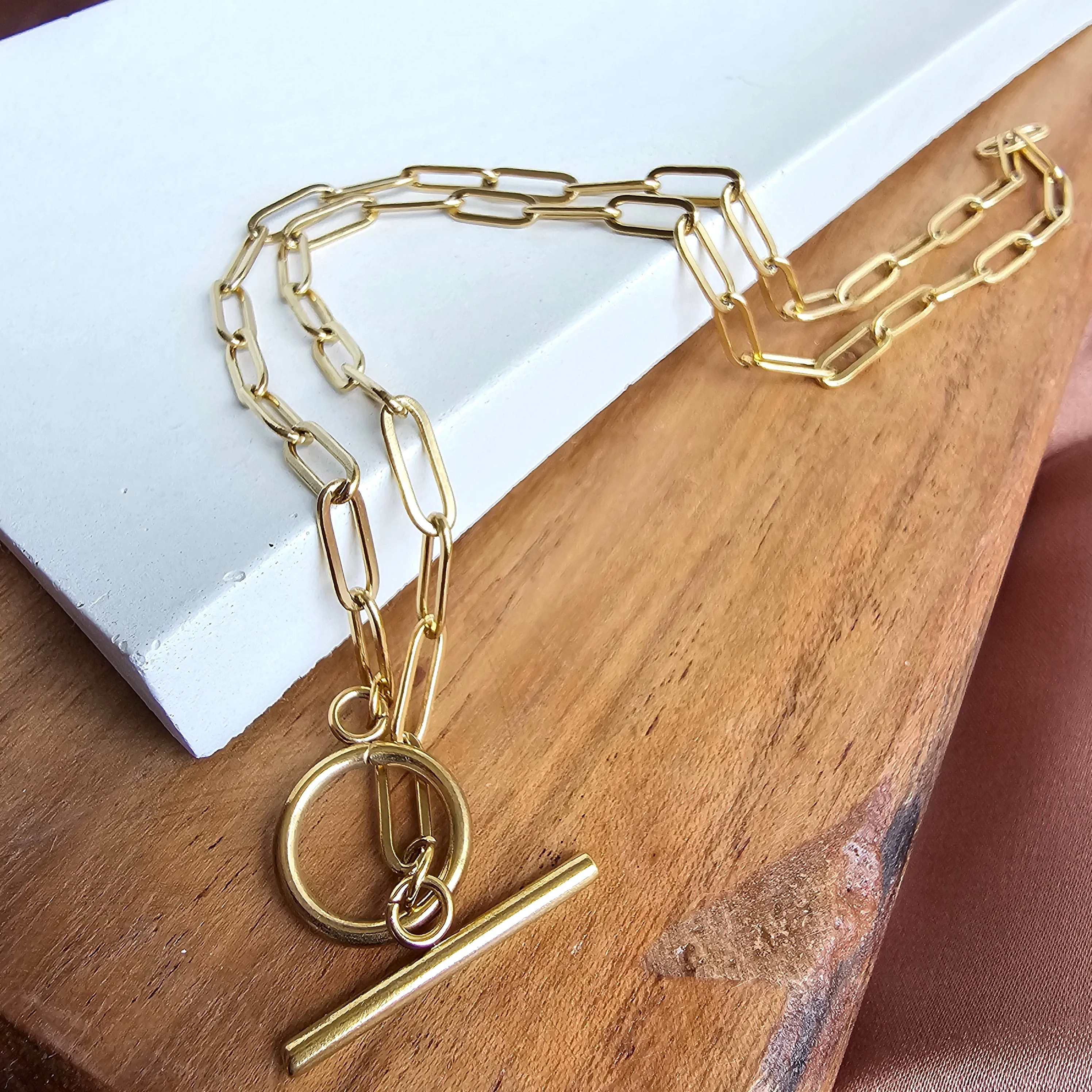 Luxe Gold Paper Clip Chain - 18" by Spiffy & Splendid - Image 15