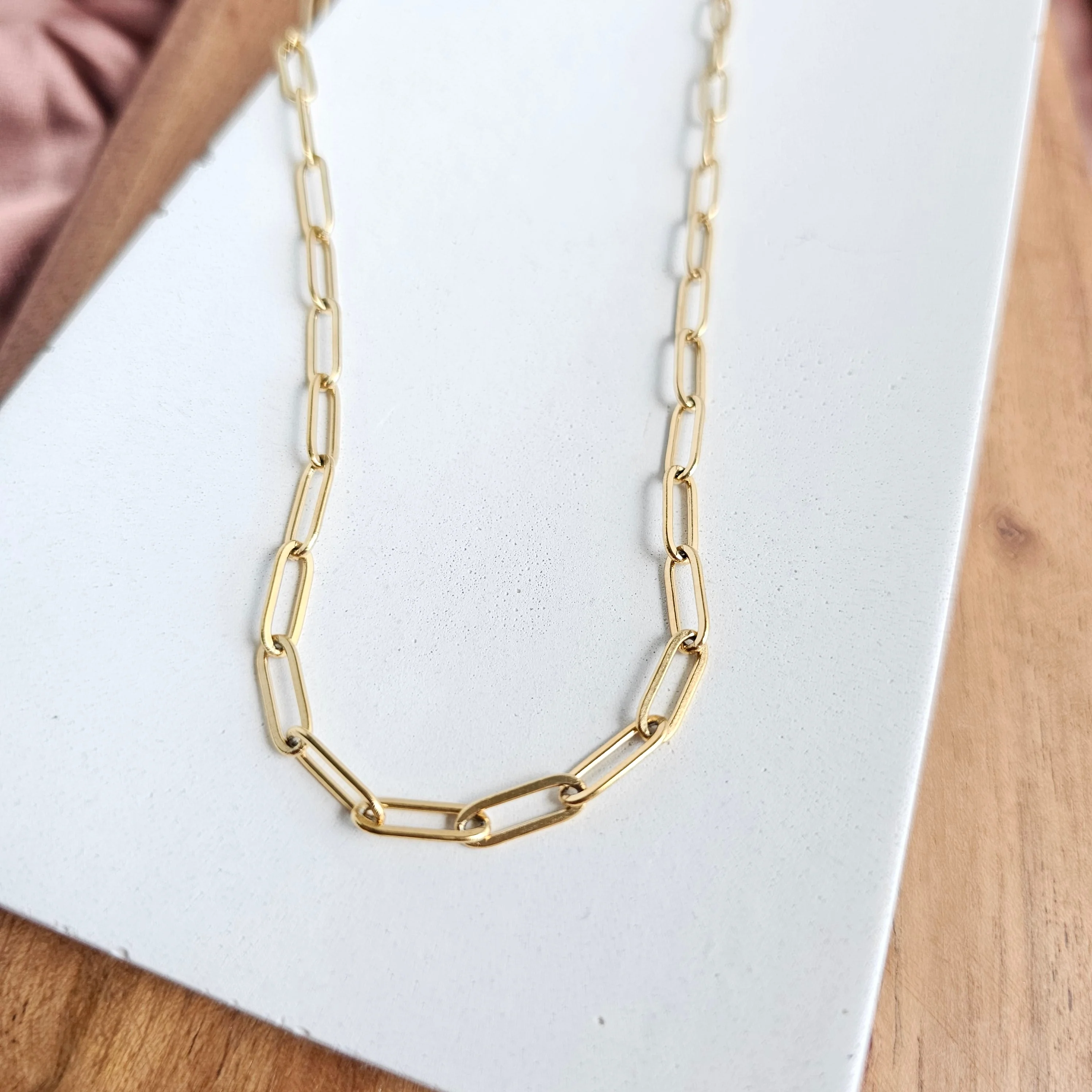 Luxe Gold Paper Clip Chain - 18" by Spiffy & Splendid - Image 17