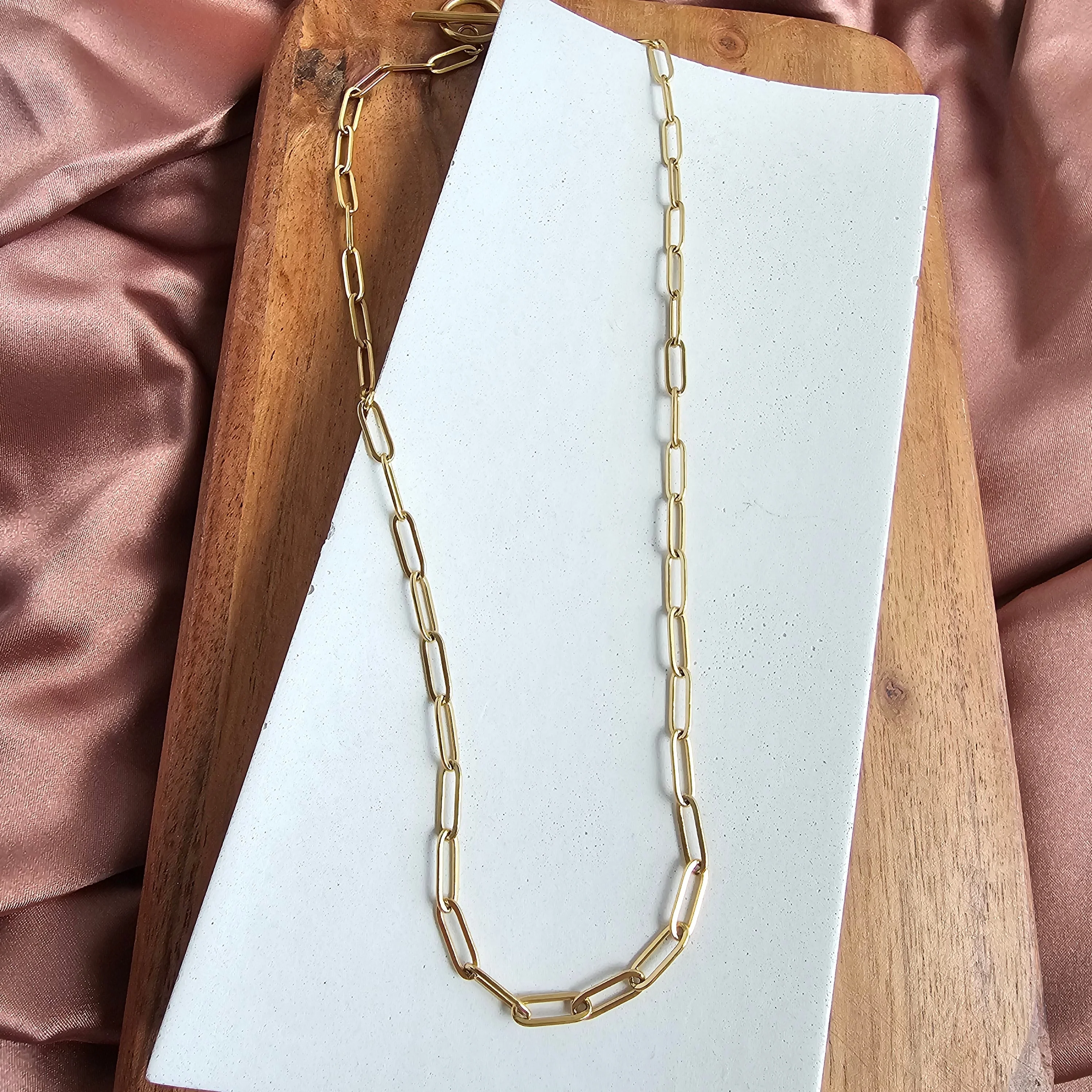 Luxe Gold Paper Clip Chain - 18" by Spiffy & Splendid - Image 19