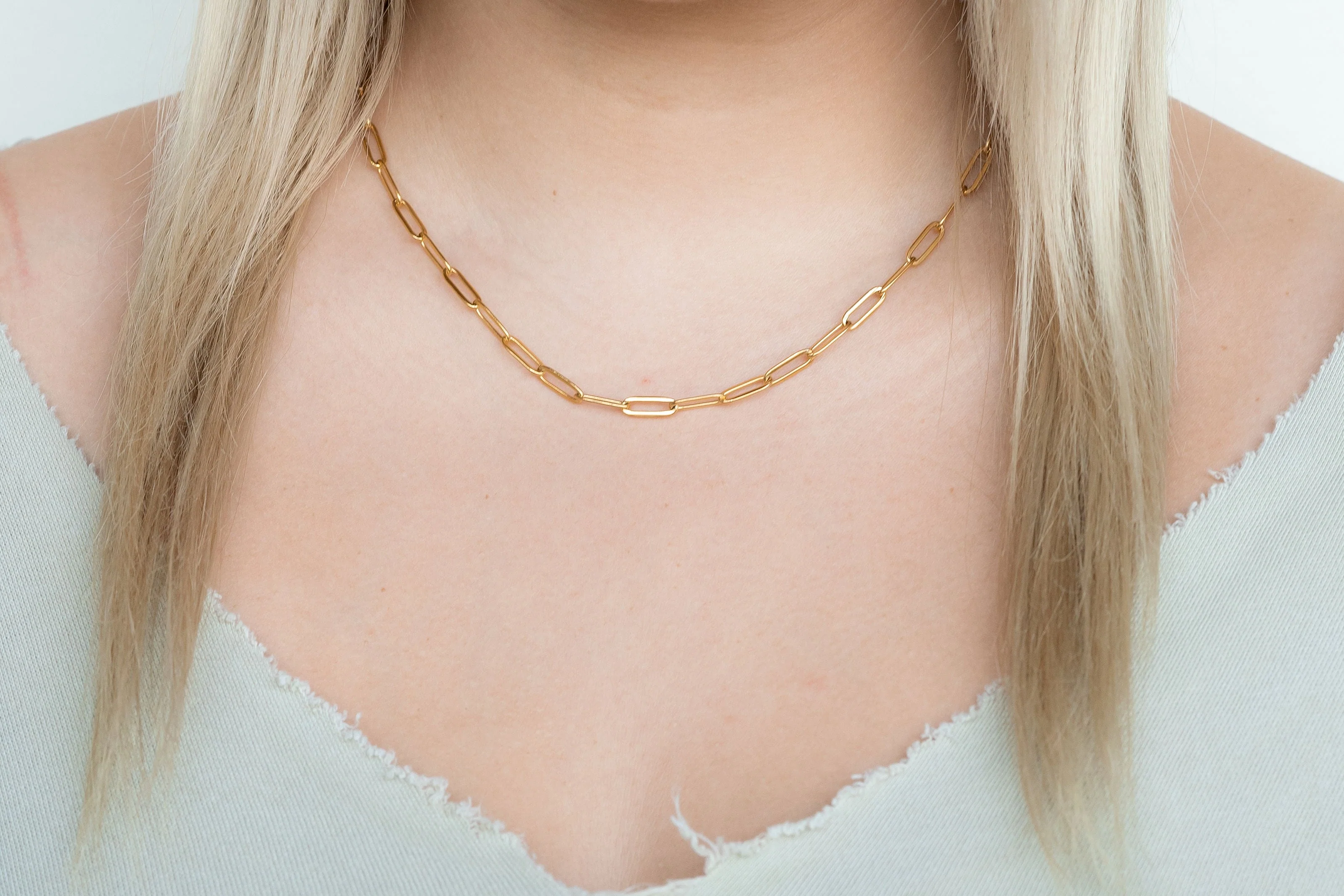 Luxe Gold Paper Clip Chain - 18" by Spiffy & Splendid - Image 5