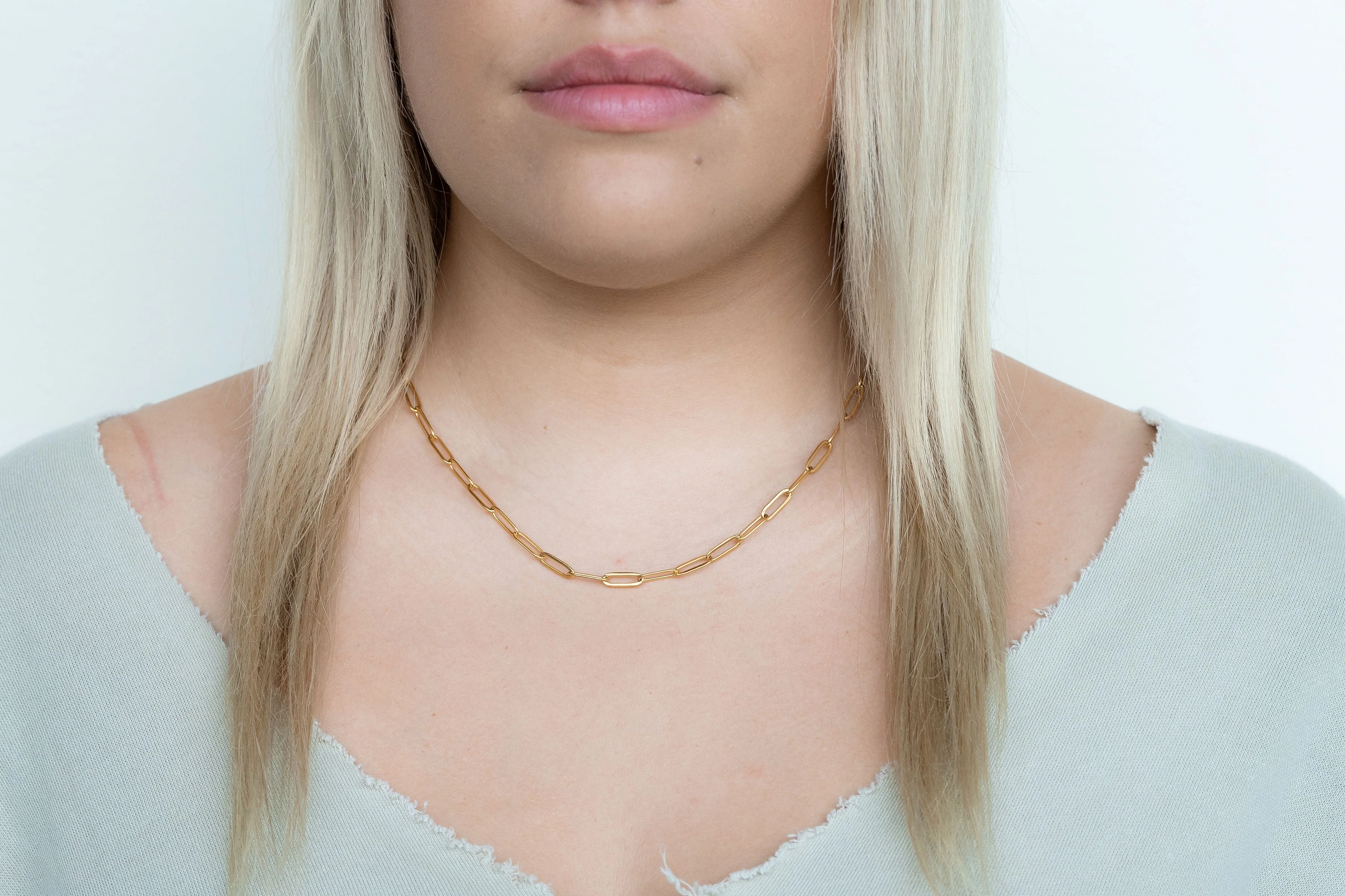 Luxe Gold Paper Clip Chain - 18" by Spiffy & Splendid - Image 6