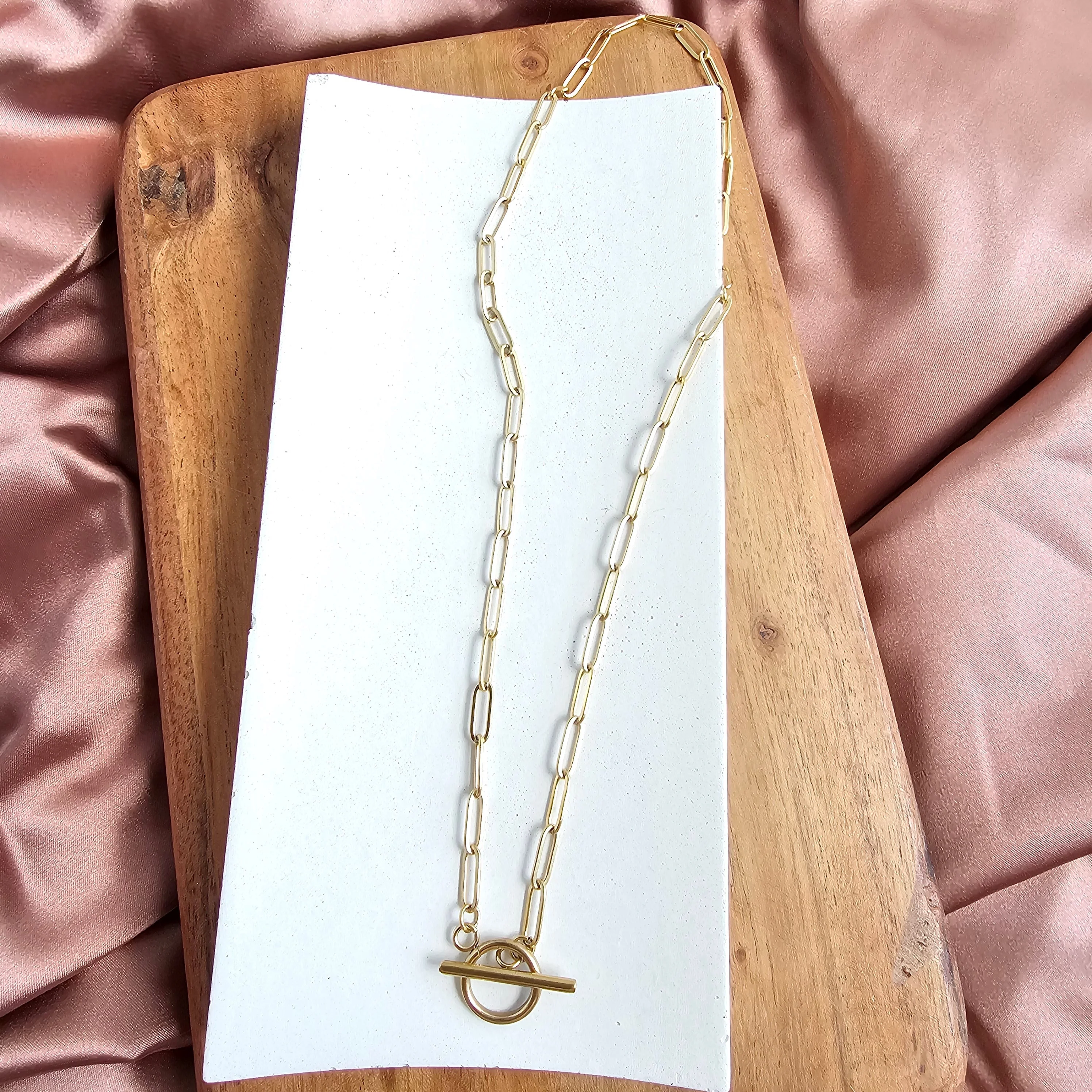 Luxe Gold Paper Clip Chain - 18" by Spiffy & Splendid - Image 8