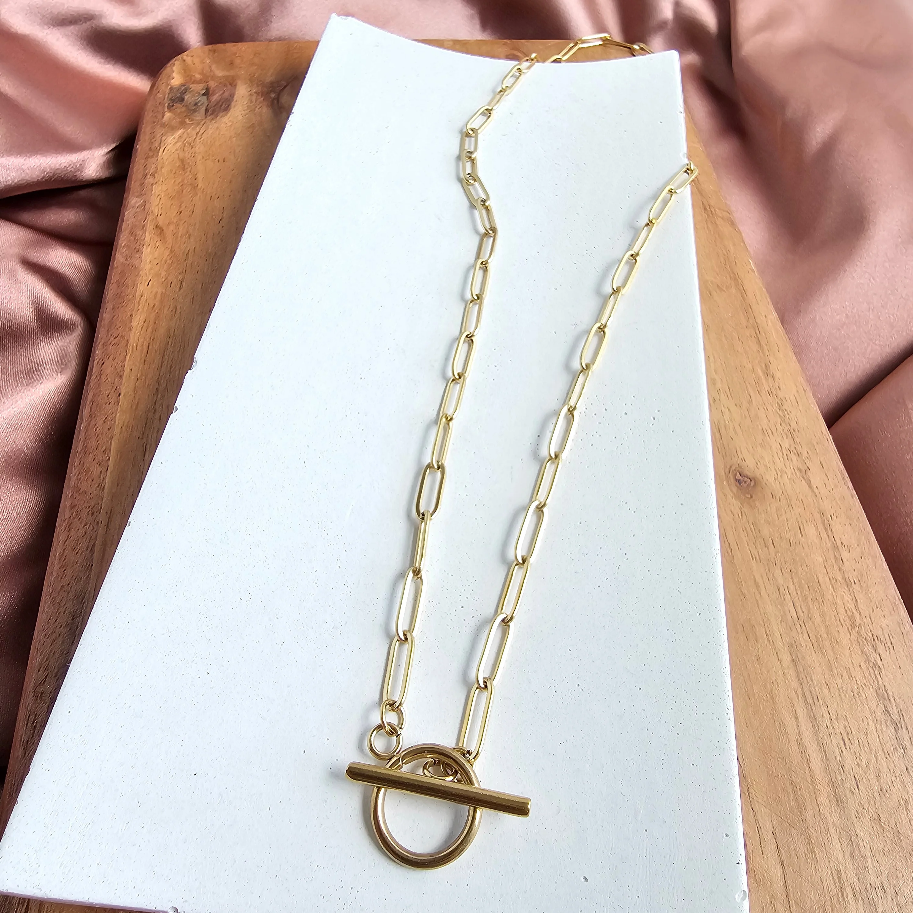 Luxe Gold Paper Clip Chain - 18" by Spiffy & Splendid - Image 9