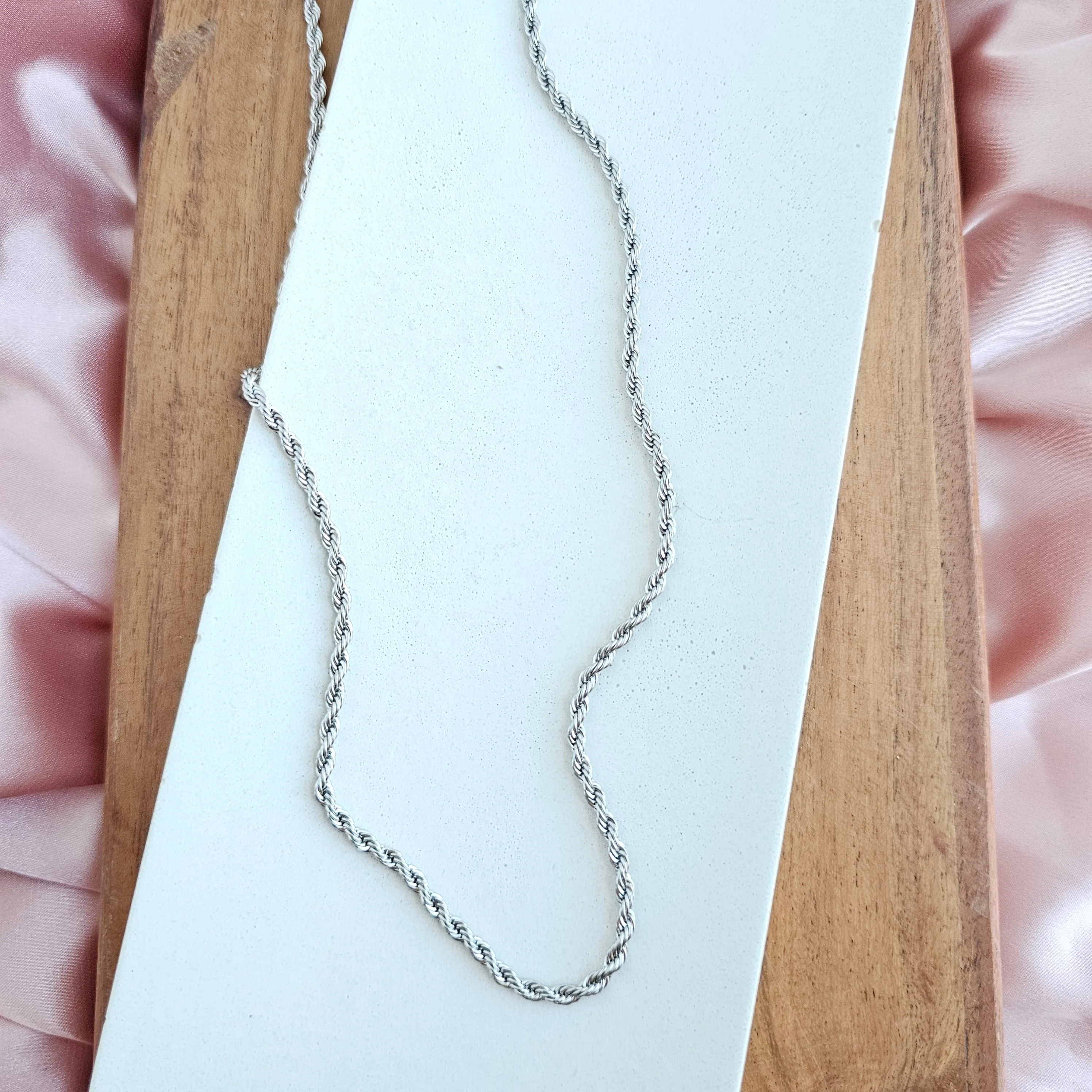 Luxe Silver Rope Chain - 18" by Spiffy & Splendid - Image 6
