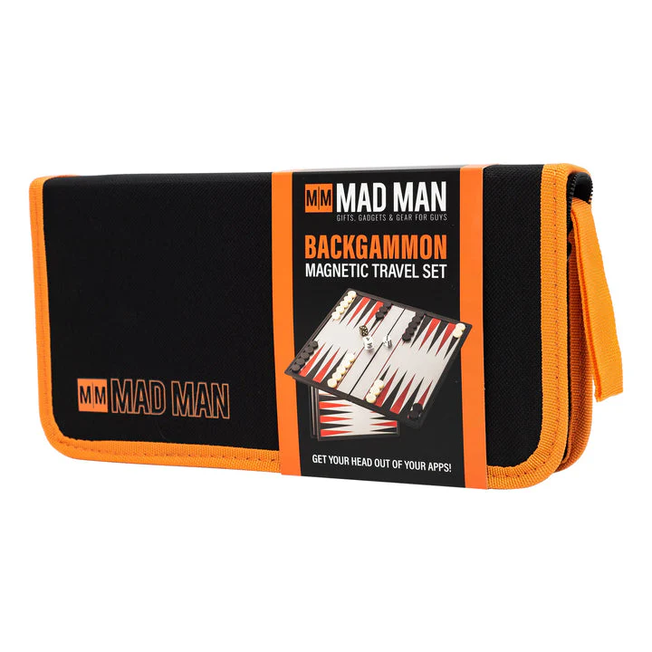 Mad Man: Magnetic Game Travel Set - Backgammon - Image 3