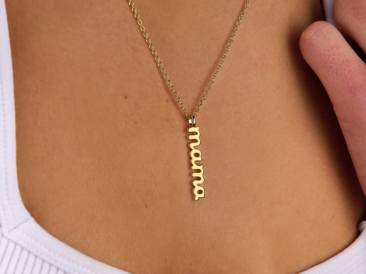 Mama Necklace Charm by Little Sky Stone - Image 2