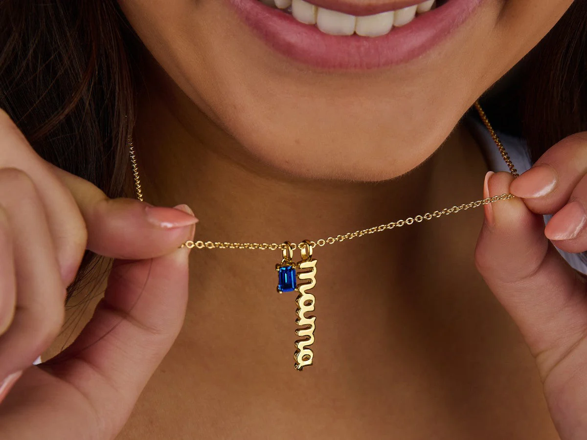 Mama Necklace Charm by Little Sky Stone - Image 3