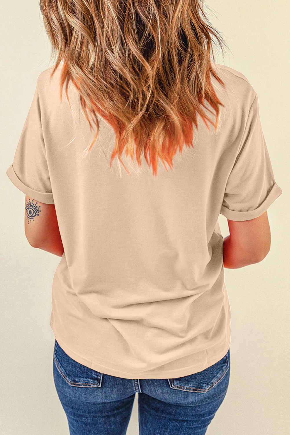MAMA Round Neck Short Sleeve T-Shirt - Image 4
