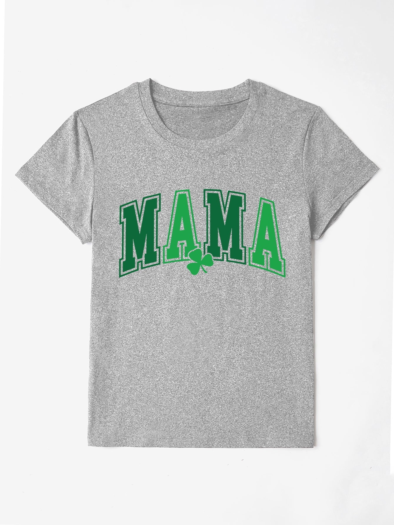 MAMA Round Neck Short Sleeve T-Shirt - Image 13