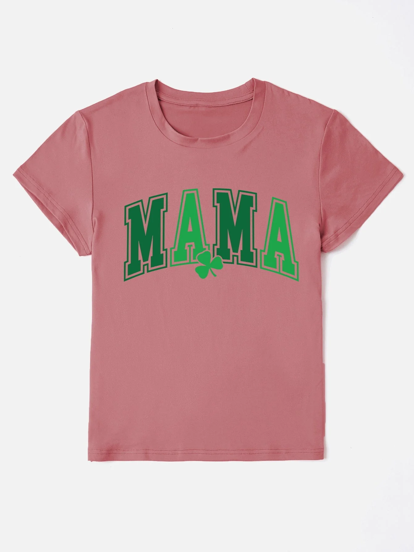 MAMA Round Neck Short Sleeve T-Shirt - Image 16